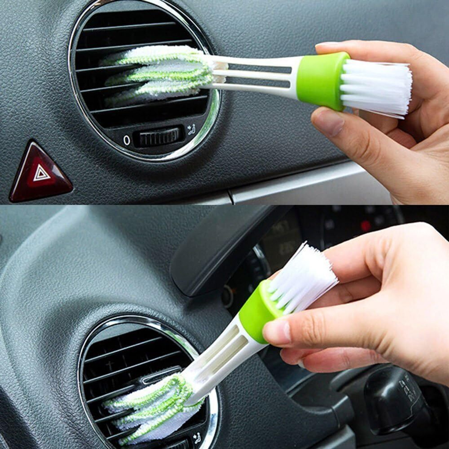 Image of Decozare 8 Pcs Car Interior Cleaning Brush Kit for AC Vent, Dashboard & Detailing Car Interior Detailing Brush Kit 8 Pcs | AC Vent, Dashboard & Cleaning Brushes Vehicle Interior Cleaner