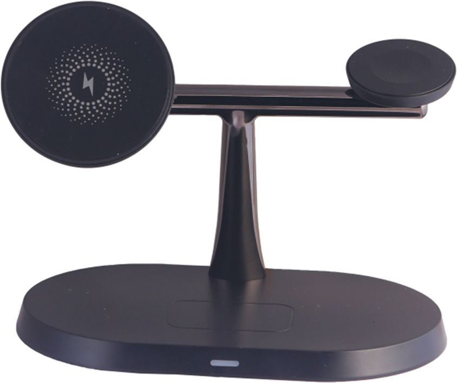 Image of GVC 3-in-1 Wireless Charger, 15W Fast Charging Dock, Magnetic Charger Black Combo