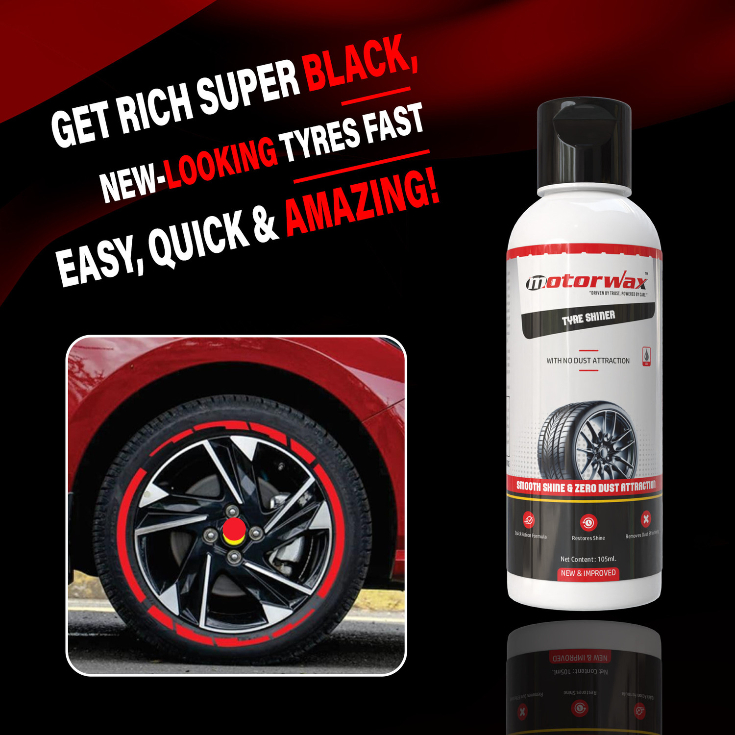 Image of Motorwax Super Car Care Kit 8 Pcs | Car Cleaning Kit | Car Shampoo Combo
