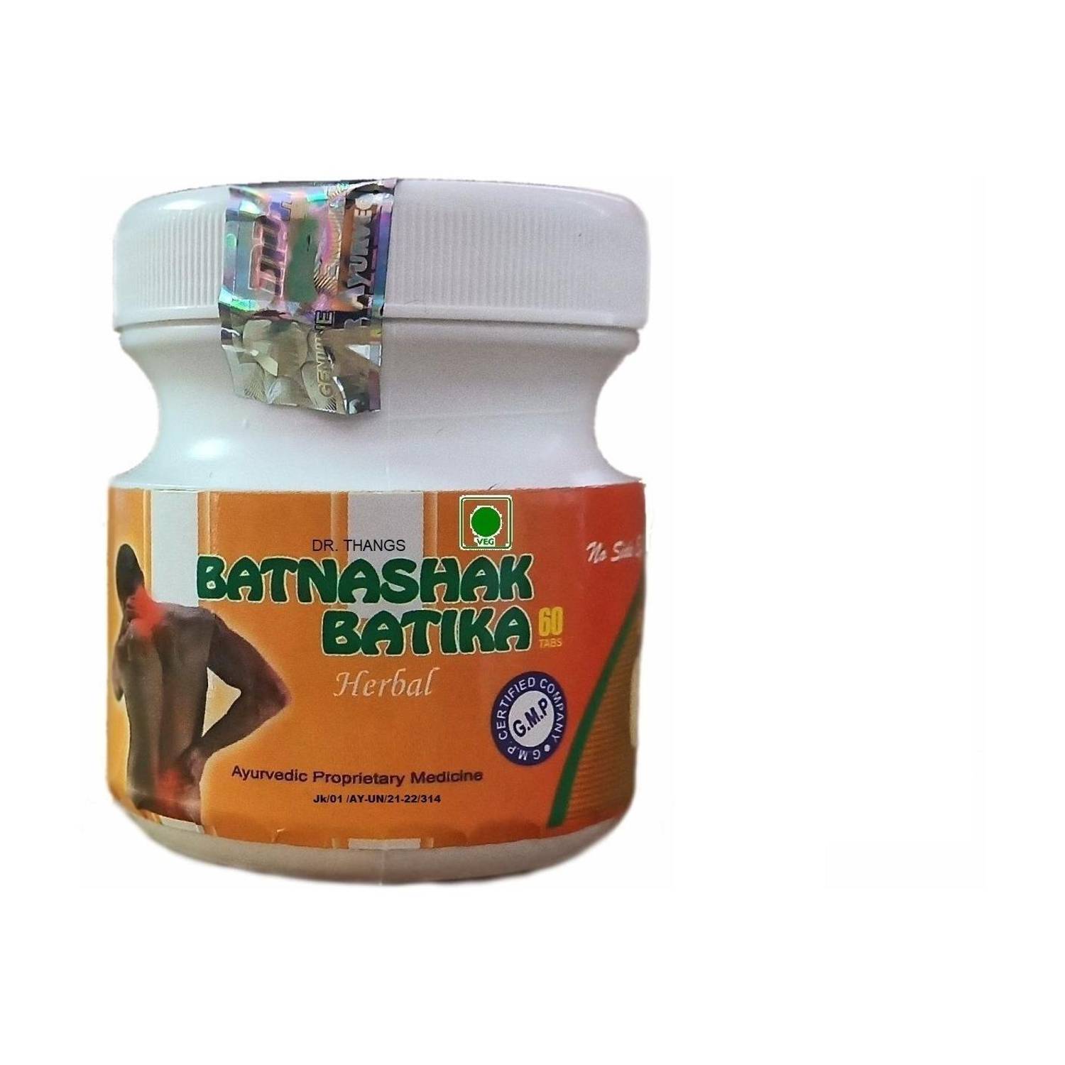 DR. THANGS Batnashak Batika Pack of 1 | 60 Tablets in Each Pack