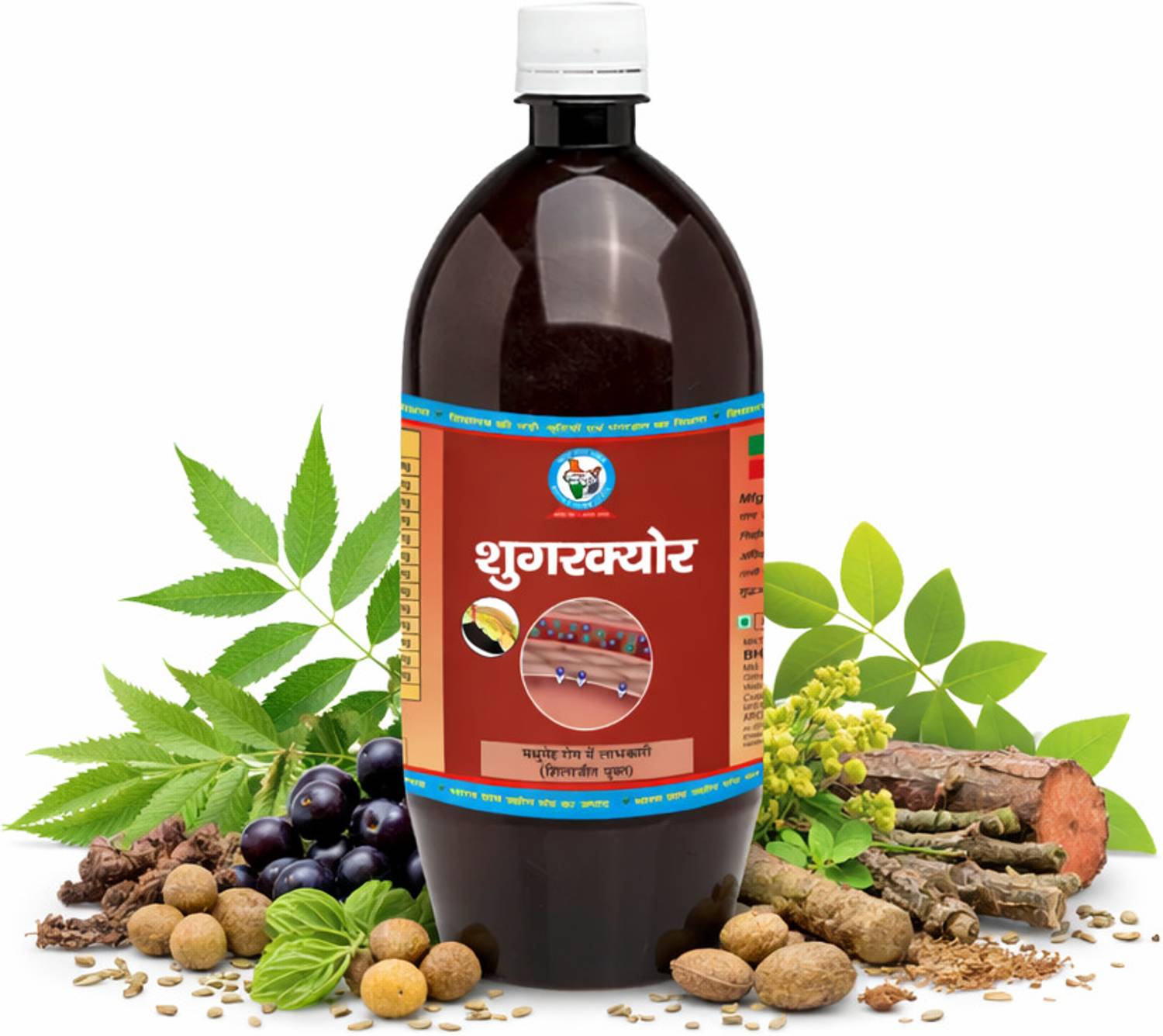 BHARAT GRAM UDYOG Sugarcure Juice - Blood Sugar Management & Wellness