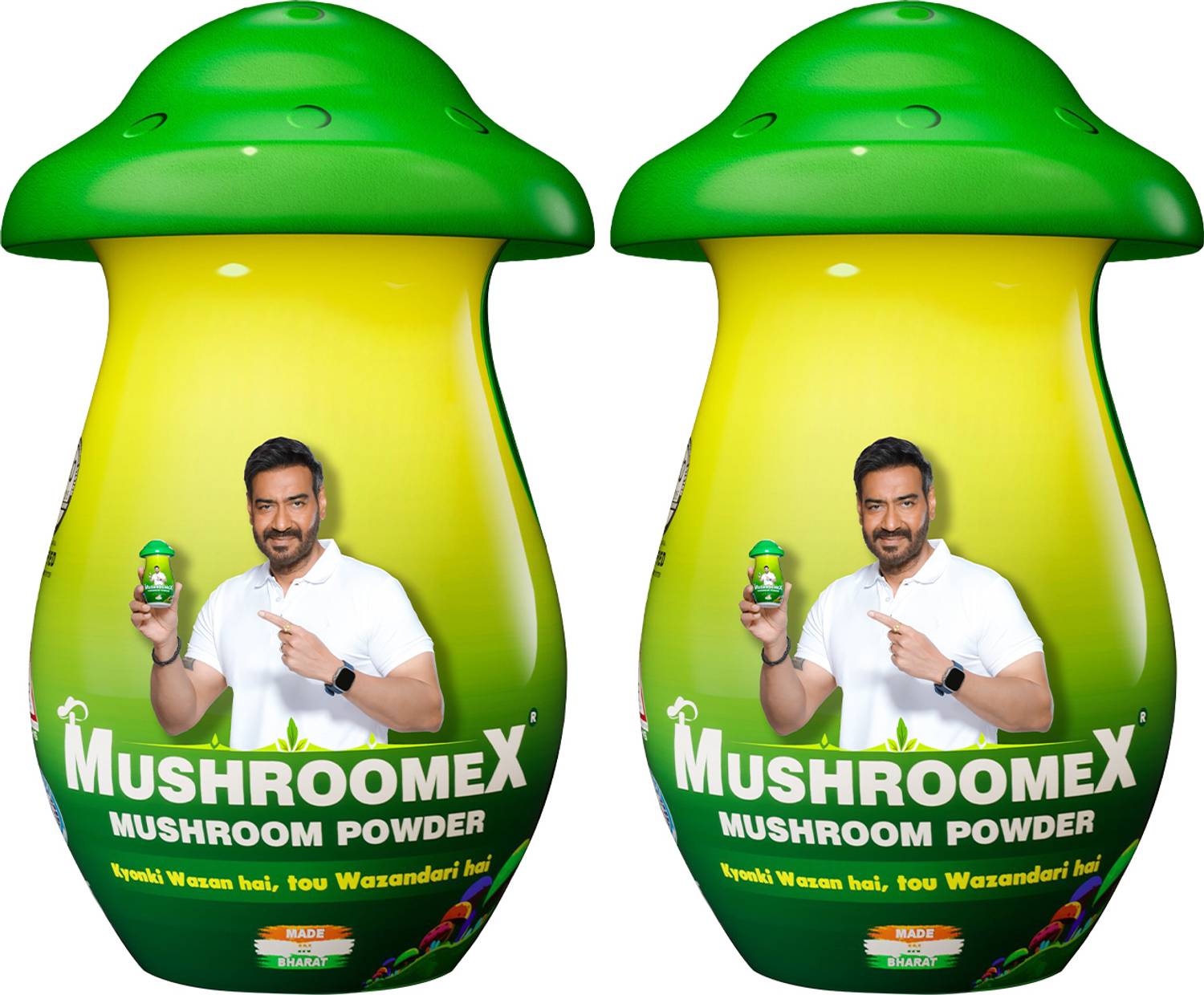 mushroomex Ayurvedic Weight Gainer (Pack of 2, 200 g)