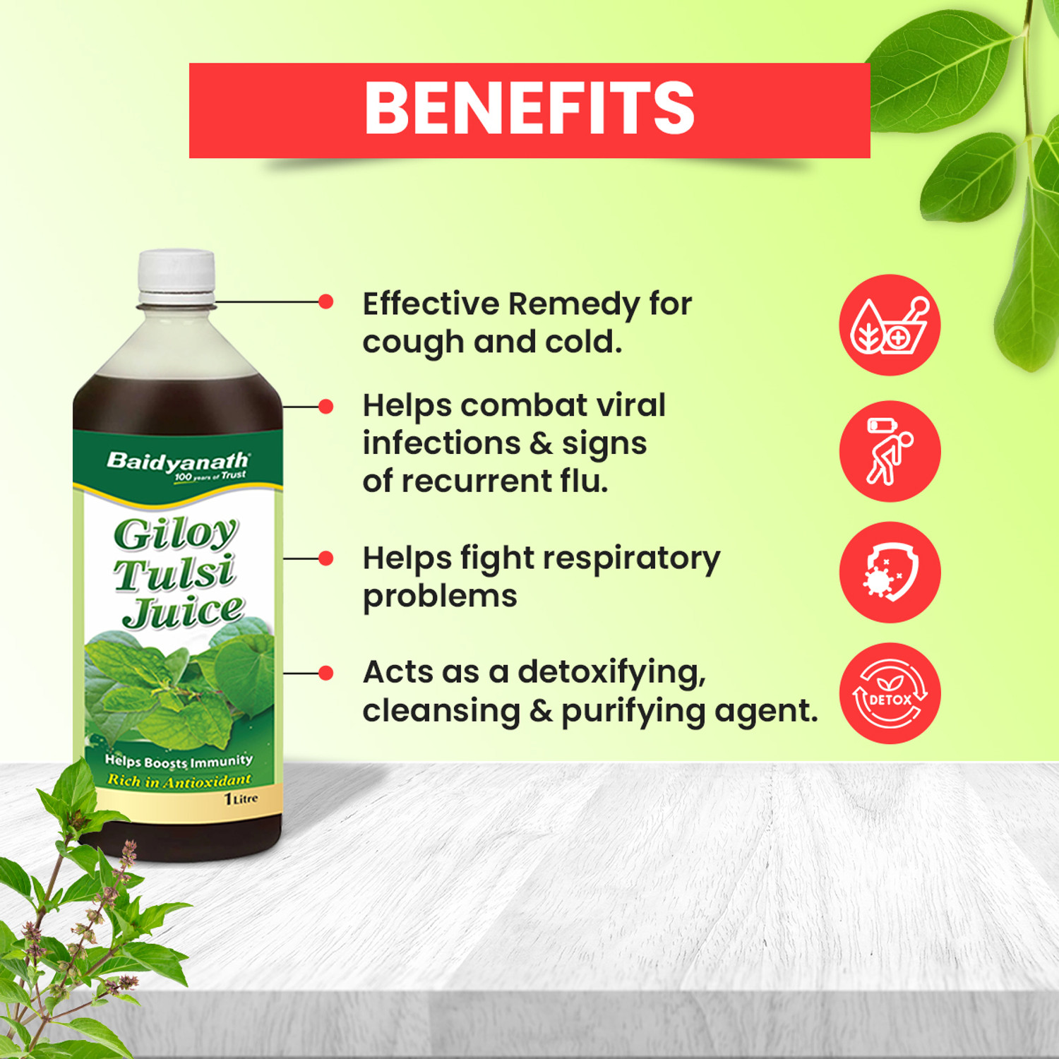 Image of Baidyanath Giloy Tulsi Juice