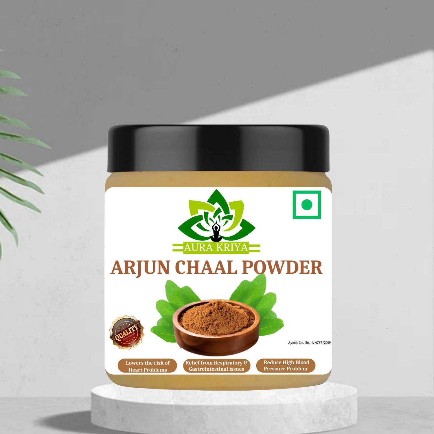 AuraKriya Pure Arjun ki Chal | Arjuna Bark Powder for Immunity | Arjun Chaal Powder