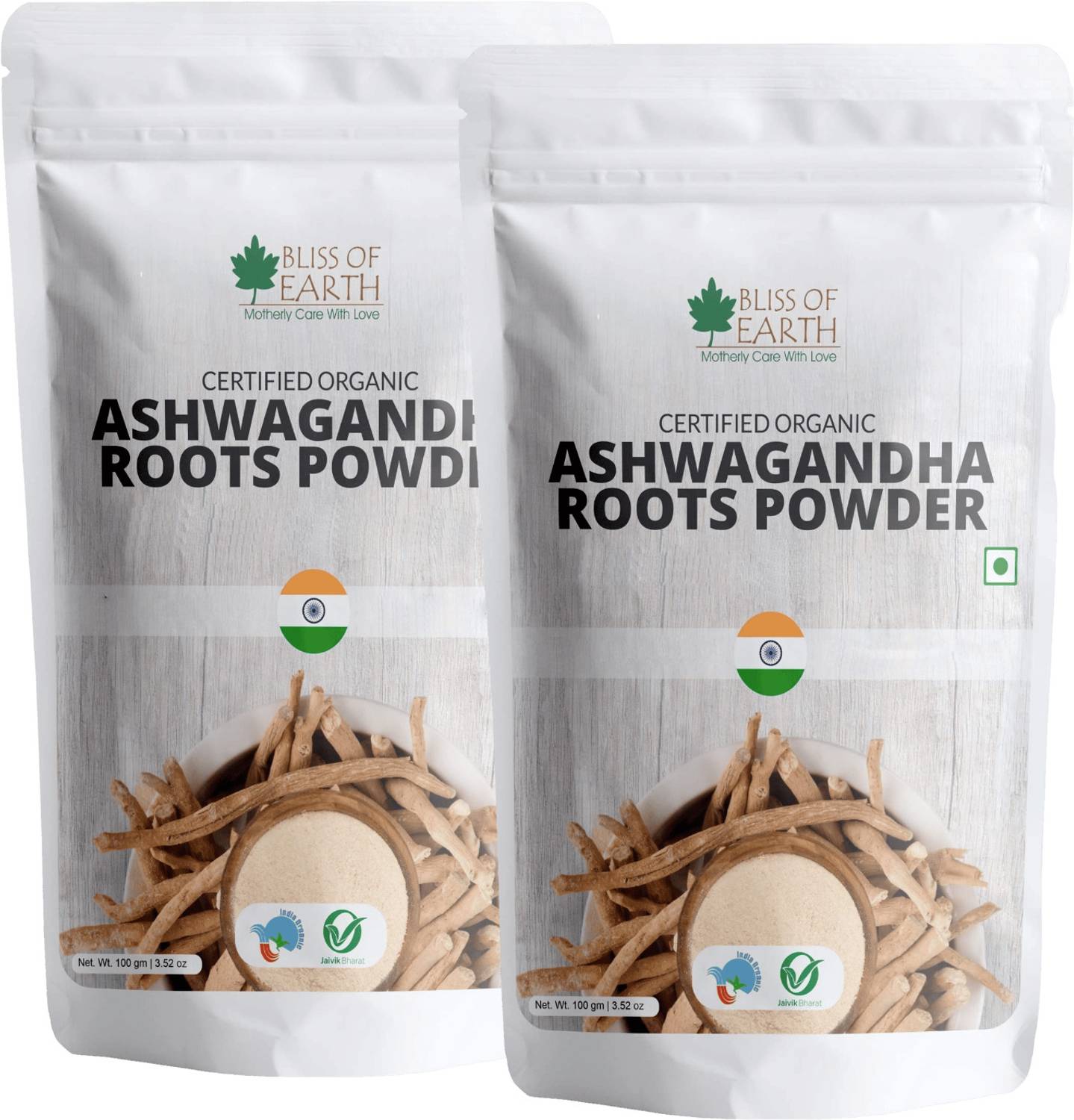 Bliss of Earth 100gm Ashwagandha Powder Organic Premium Grade Help Boost Immunity & Energy