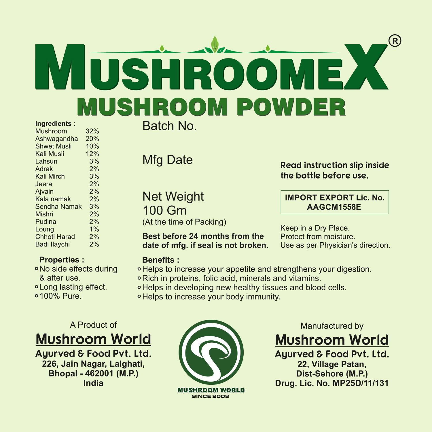 mushroomex Mushroom Powder - Image 5
