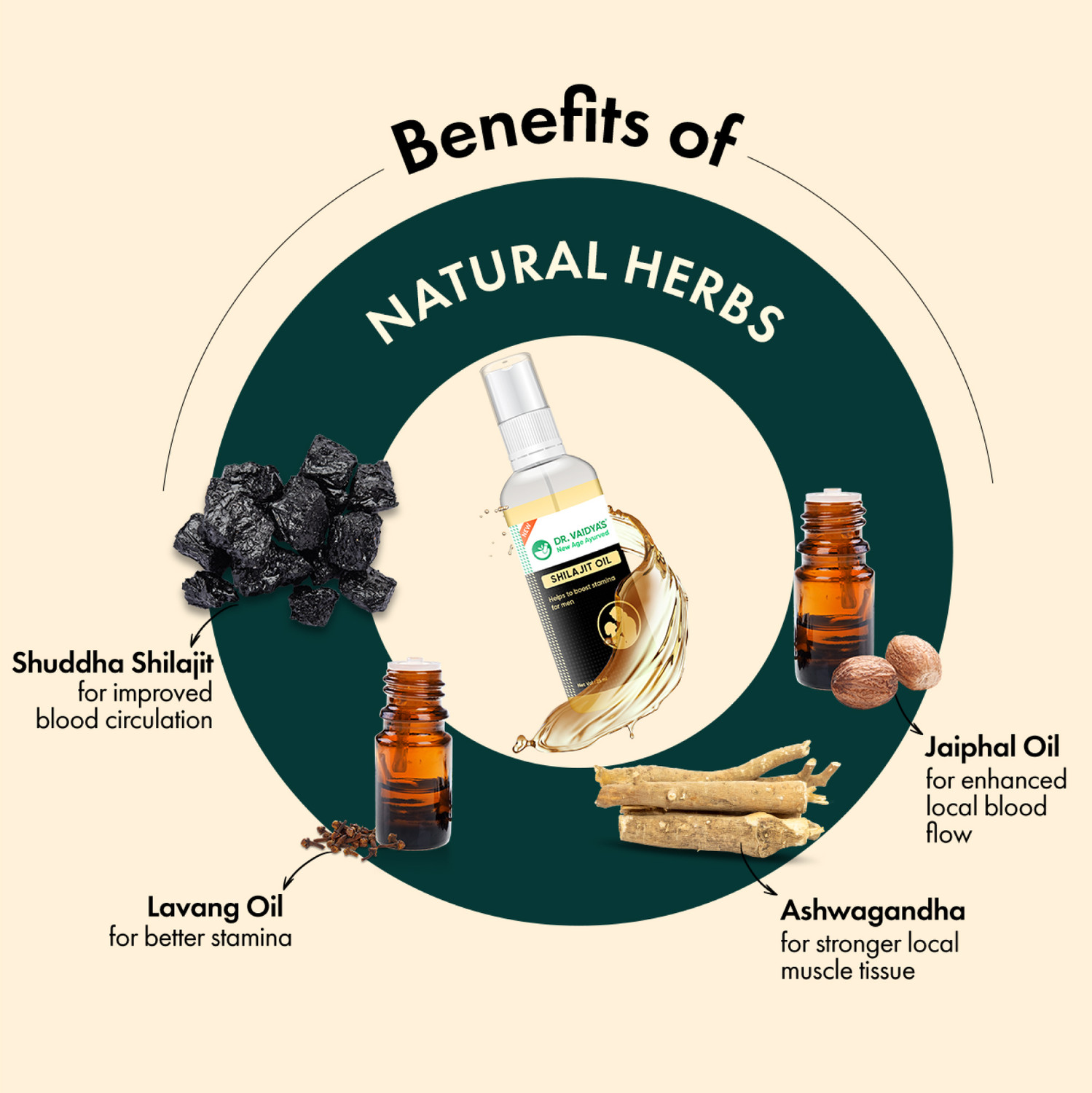 Image of DR. VAIDYA'S Shilajit Oil for Men - Strength, Energy & Performance