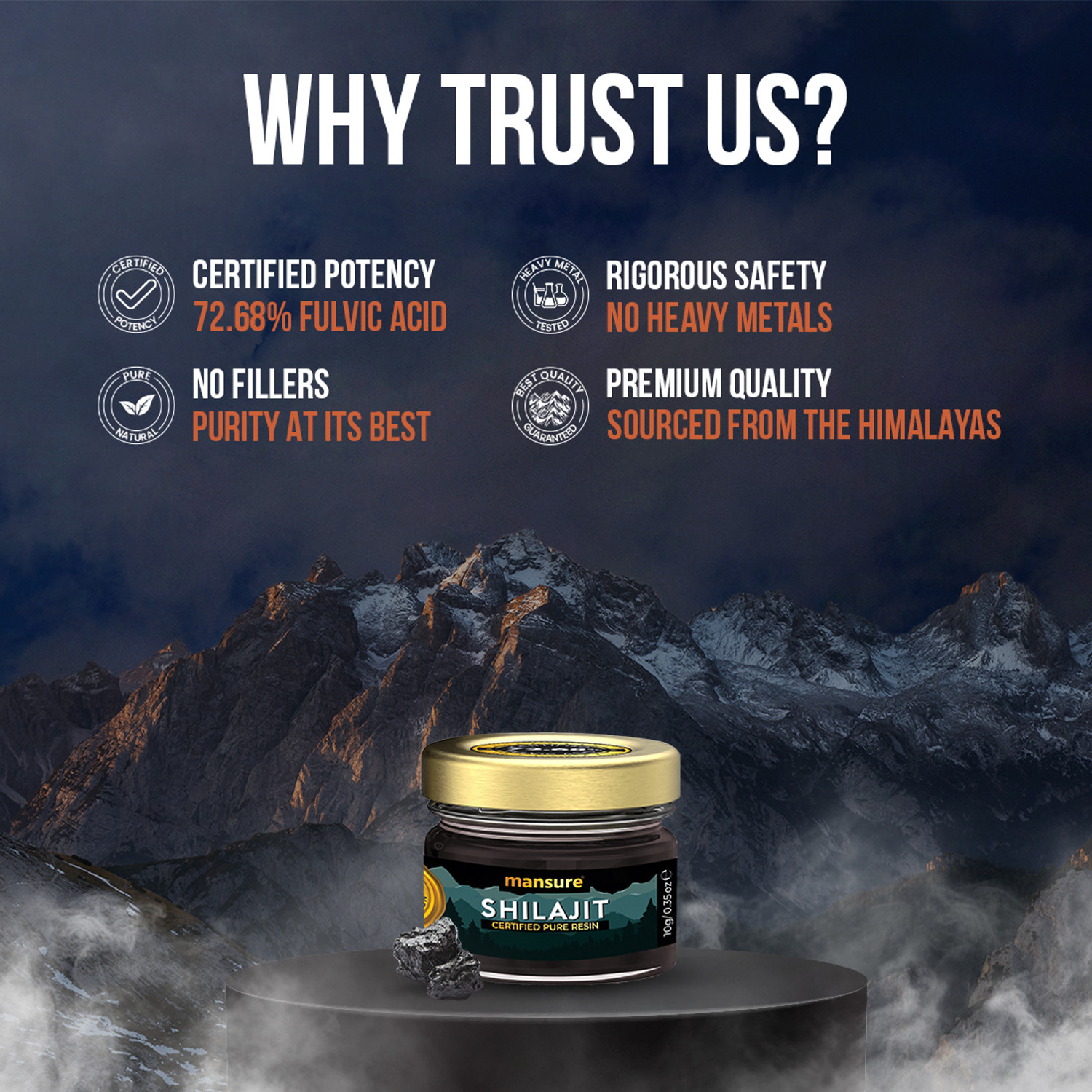 Image of ManSure Shilajit Pure Resin for Men