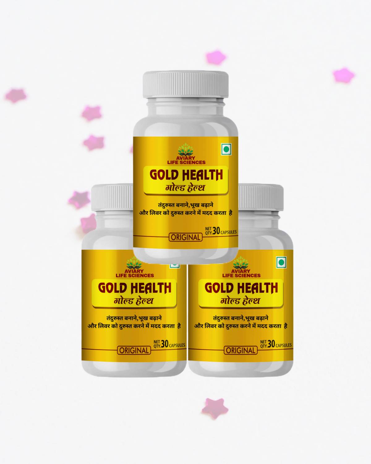 AVIARY LIFE SCIENCES Ayurvedic Health Gold Capsule for Weight Gain