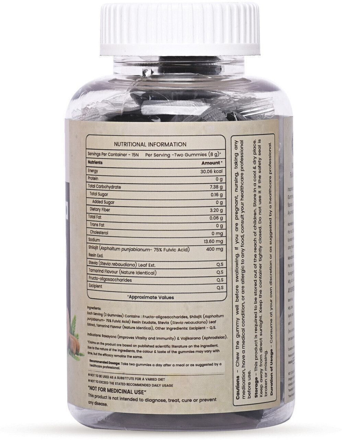 Image of Neuherbs Pure Himalayan Shilajit 30 Gummies Tamarind Flavour | Strength, Energy & Stamina