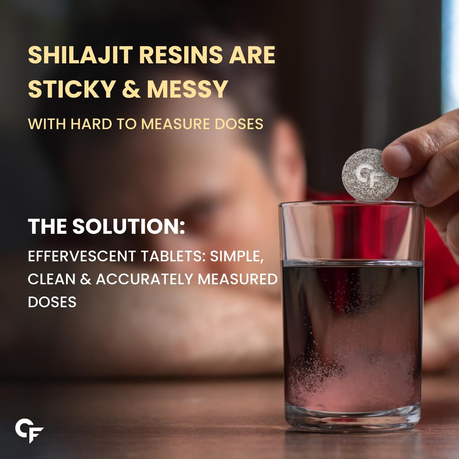 Image of CARBAMIDE FORTE Shilajit Effervescent Tablets | Shilajit Effervescent For Boosting Strength