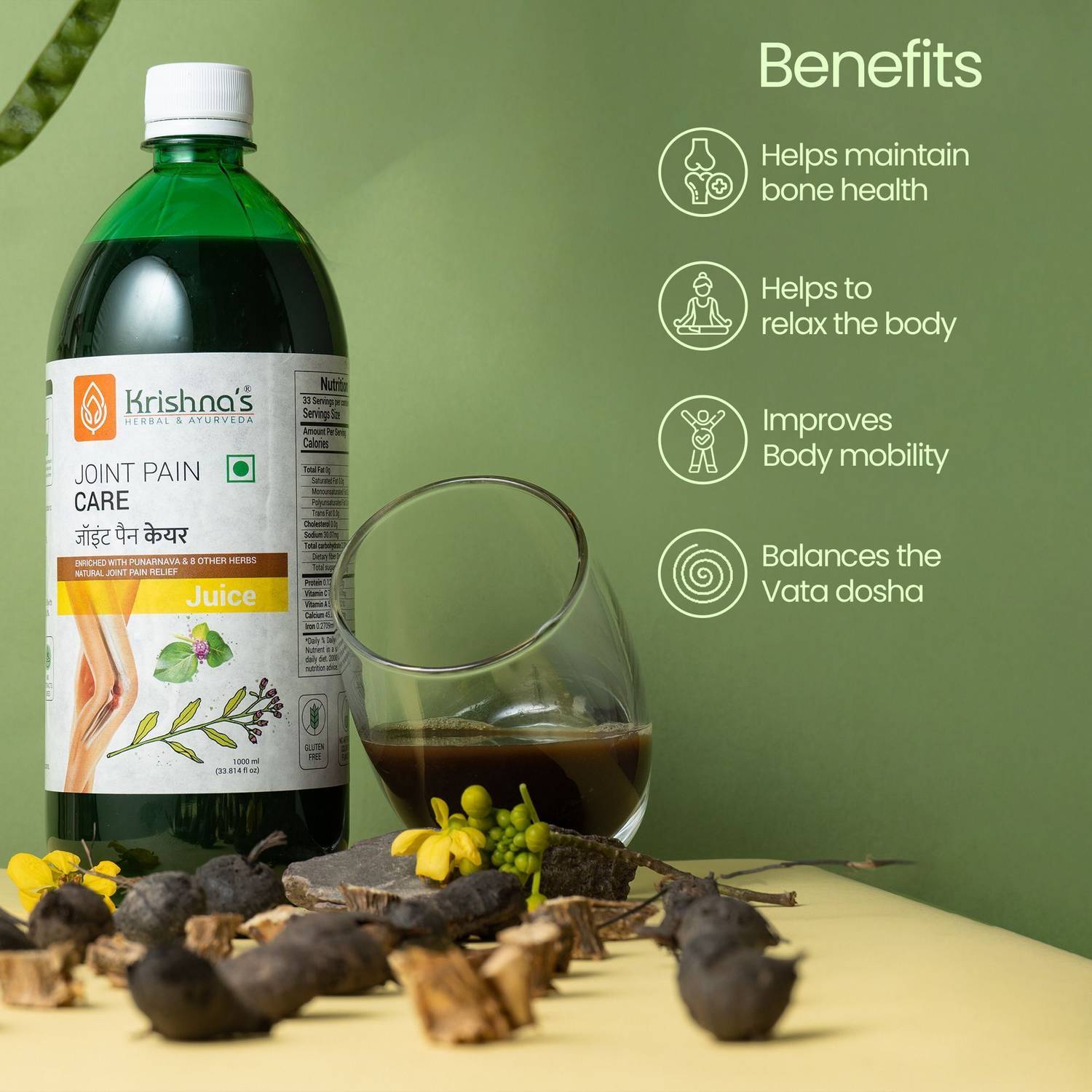 Krishna's Joint Pain Care Juice 1L - Image 4