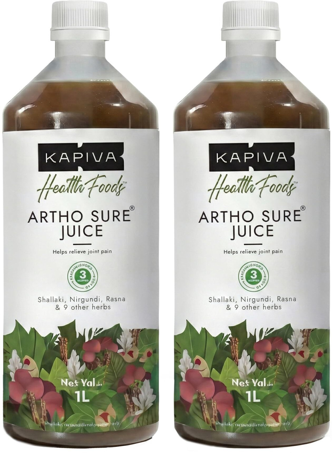 Image of Kapiva Artho Sure Juice | Ayurvedic Joint Pain Relief for Arthritis & Knee Pain