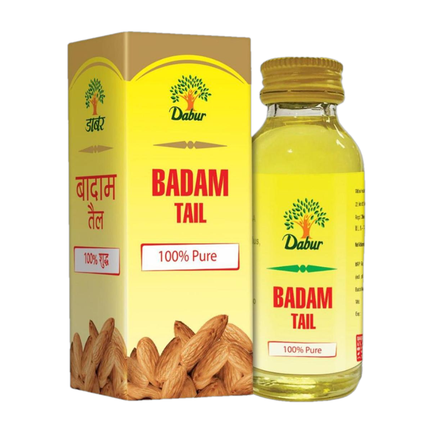Image of Dabur Badam Tail | 100% Pure | 100 ml