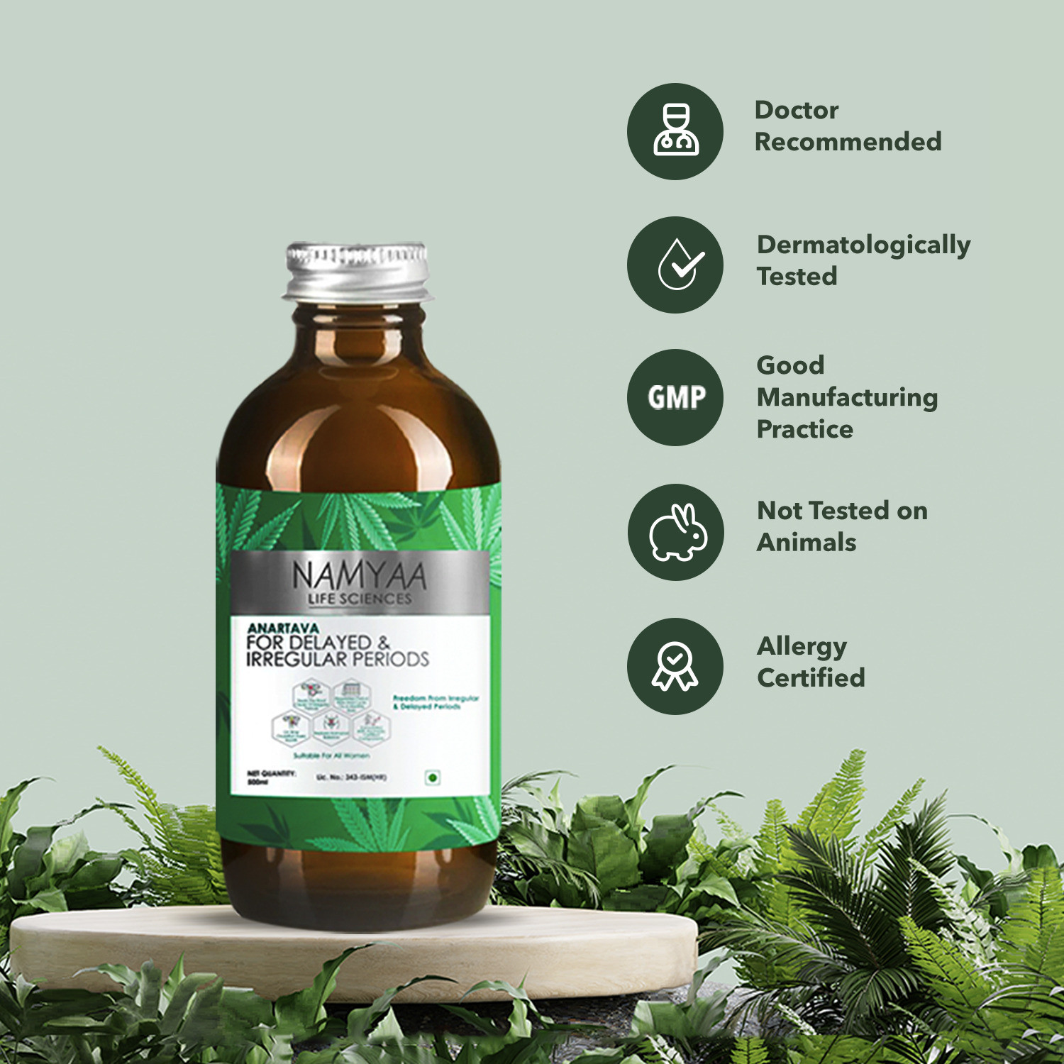 Image of Namyaa Anartava -For Delayed and Irregular Periods (500ml*2)