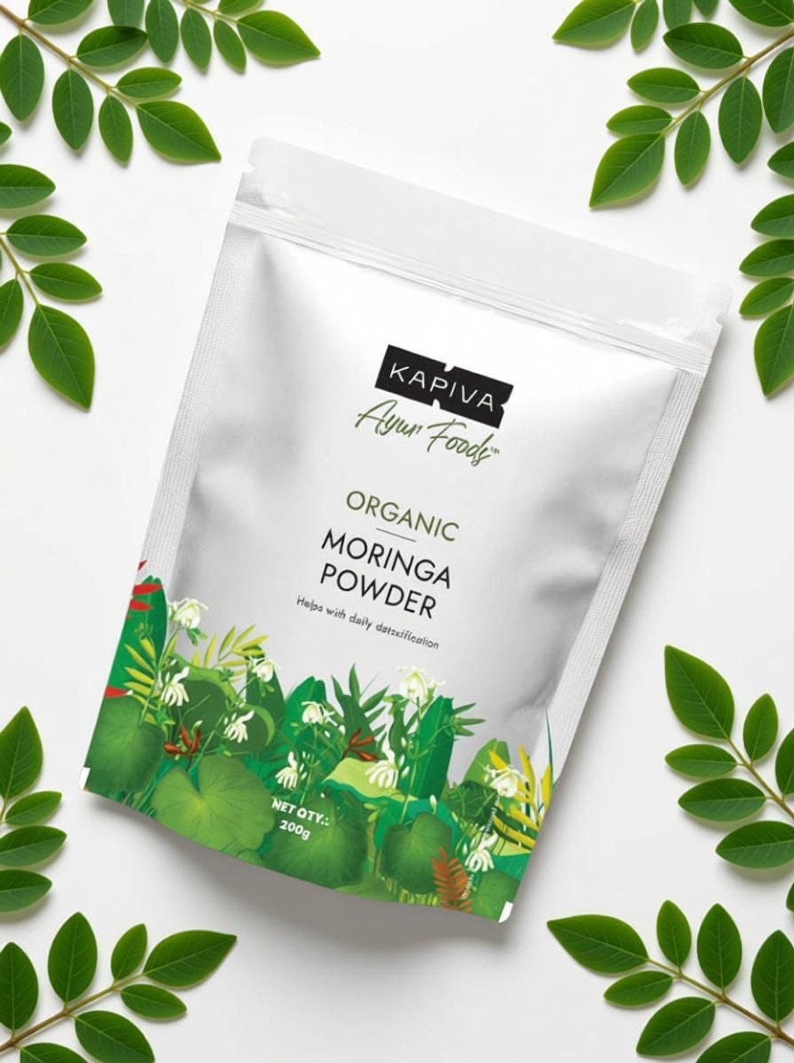 Image of Kapiva Ayur Foods Organic Moringa Powder 200G