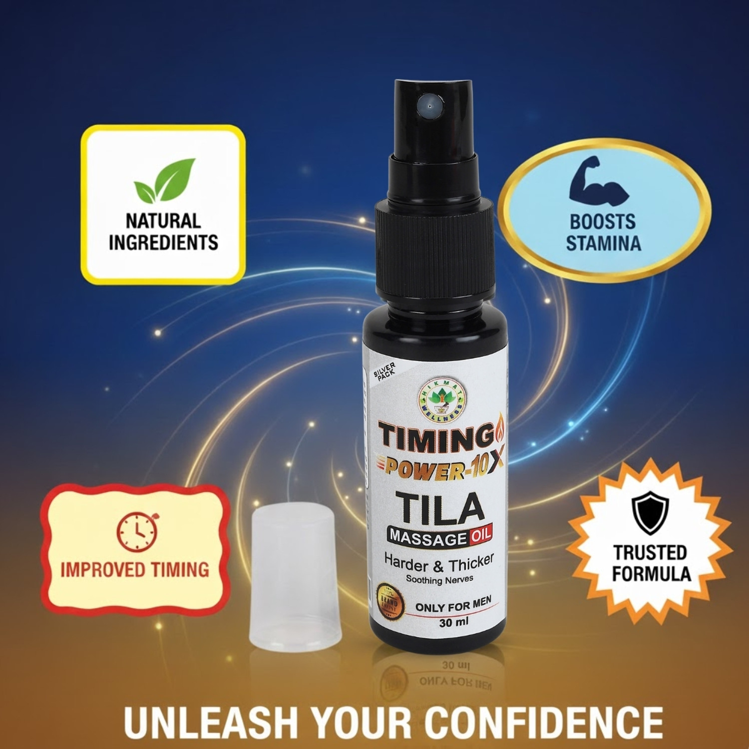 Image of Hikmat Wellness Traditional Tila Oil | Natural Herbal Massage Oil | 30ml Premium Unani Formula