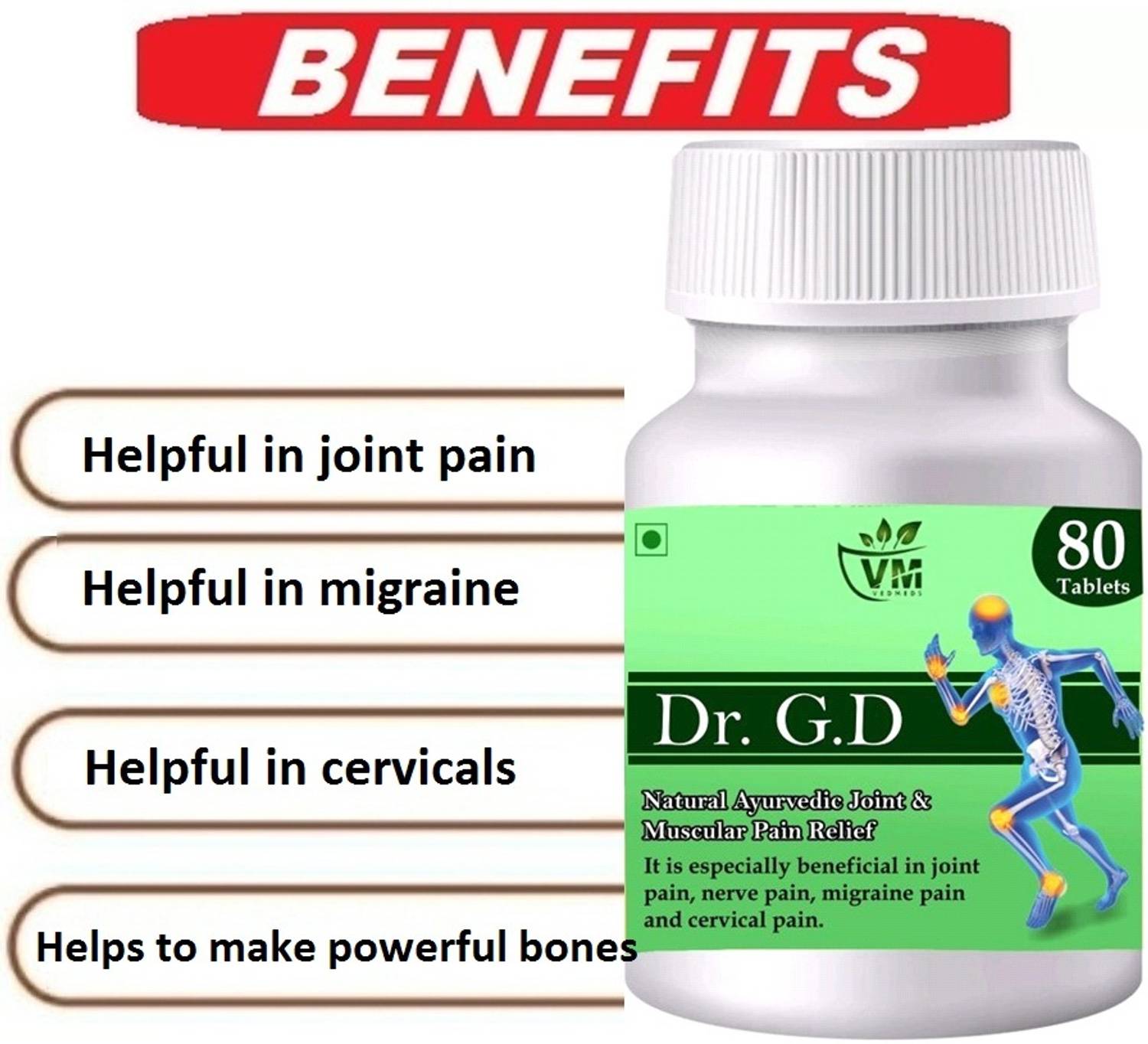 VEDMEDS Dr GD Tablet-Helpful for Migraine
