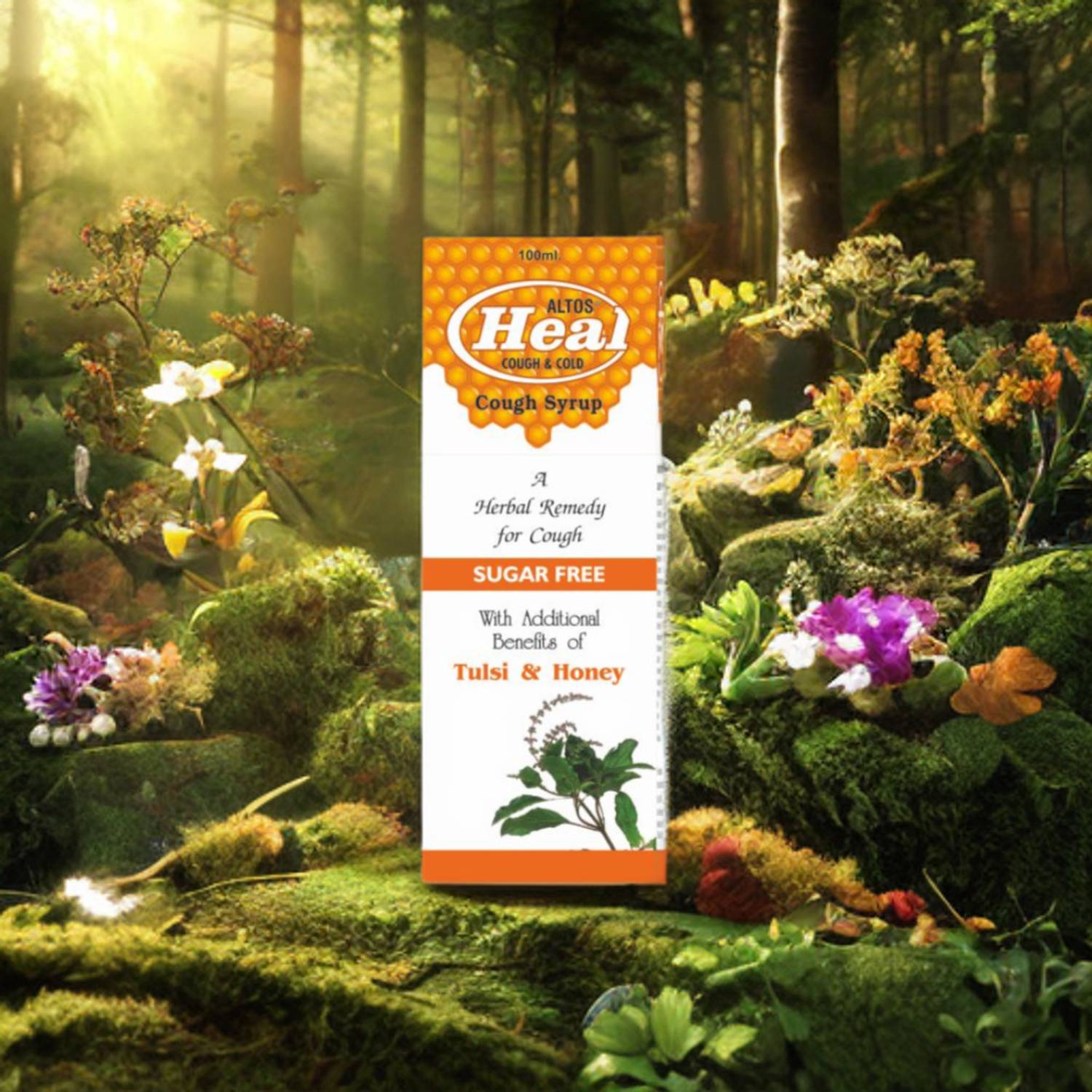 ALTOS Heal Cough Syrup Sugar free