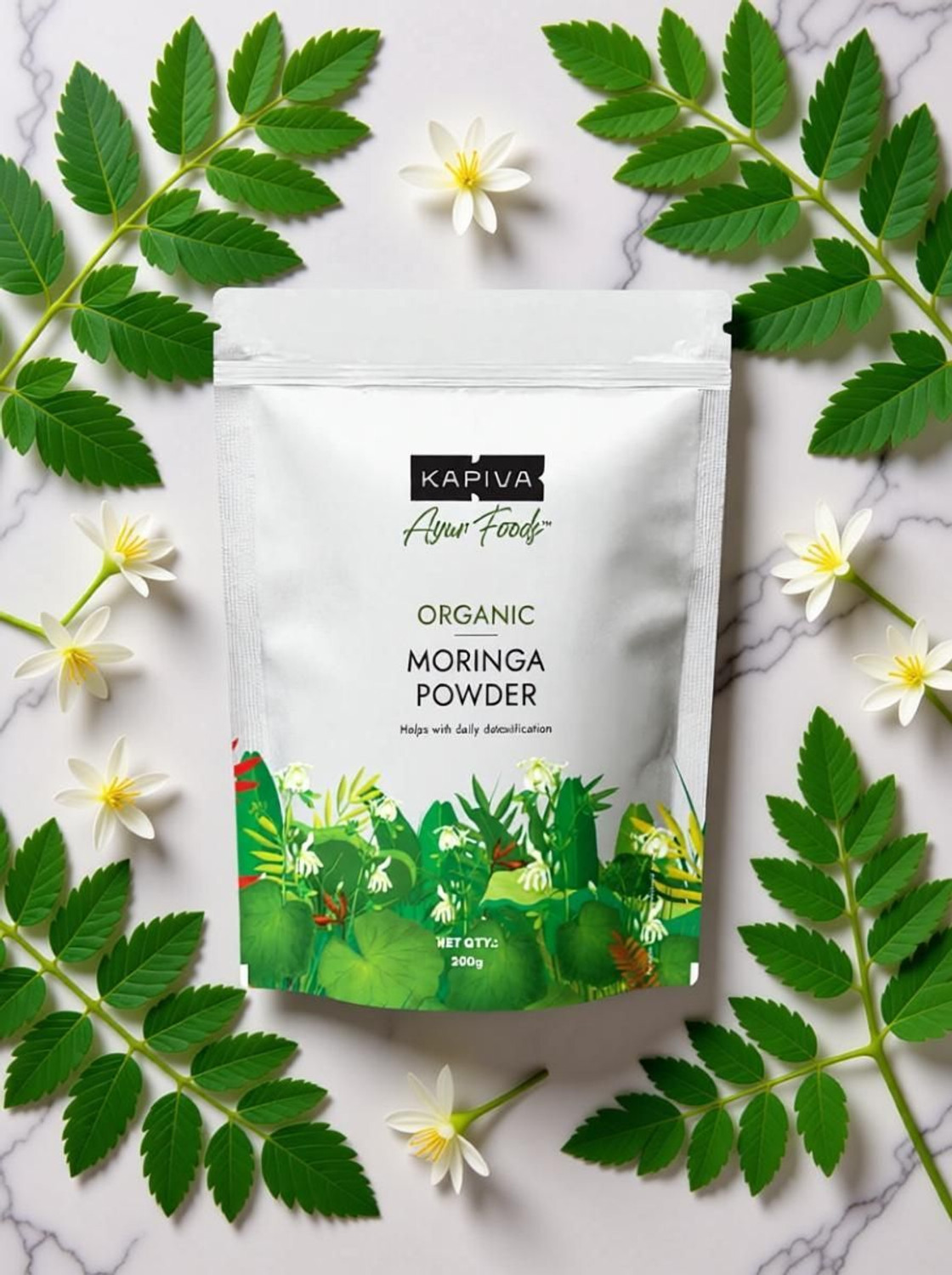 Image of Kapiva Ayur Foods Organic Moringa Powder 200G
