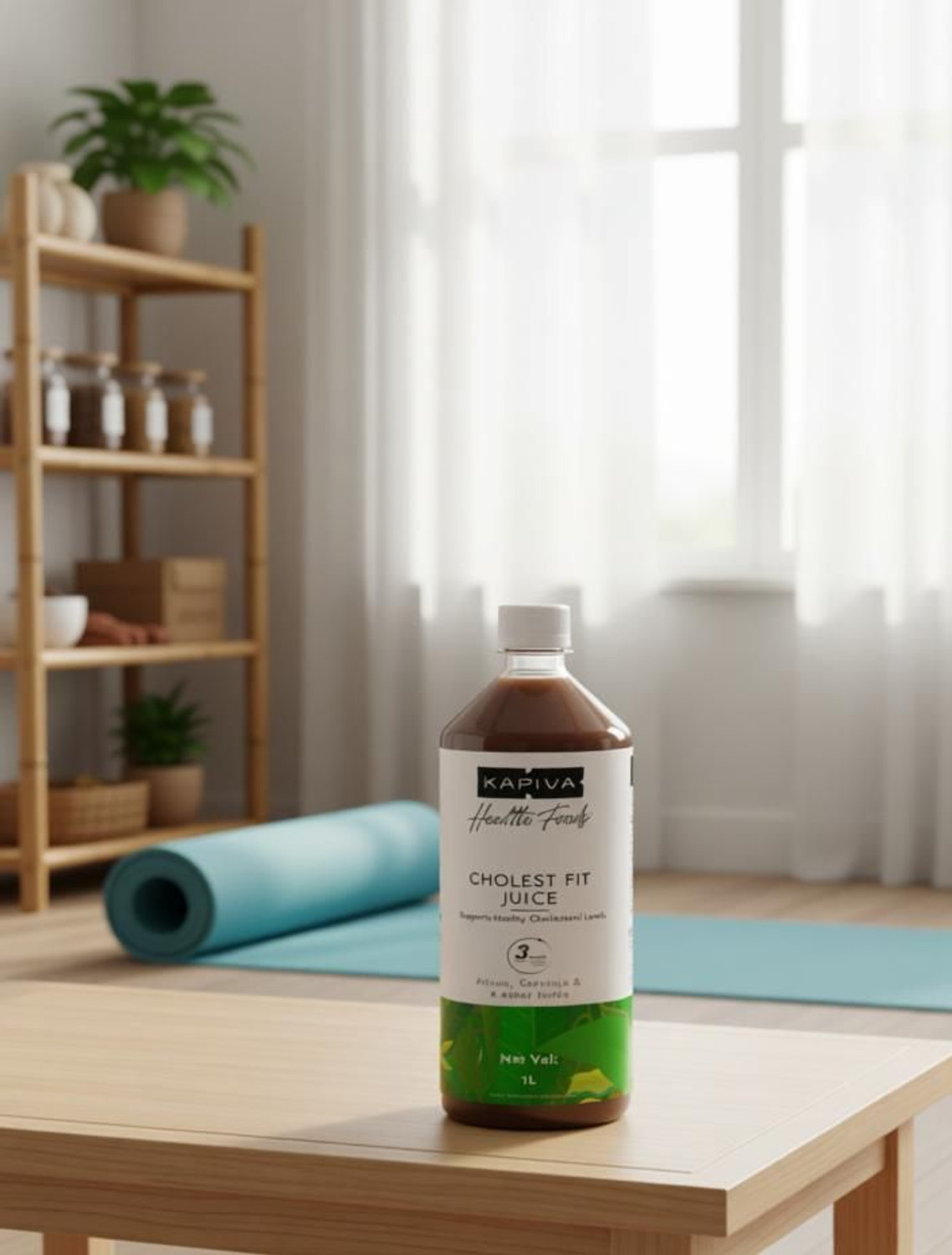 Image of Kapiva Cholest Fit Juice - Support Healthy Cholesterol with 6 Ayurvedic Herbs