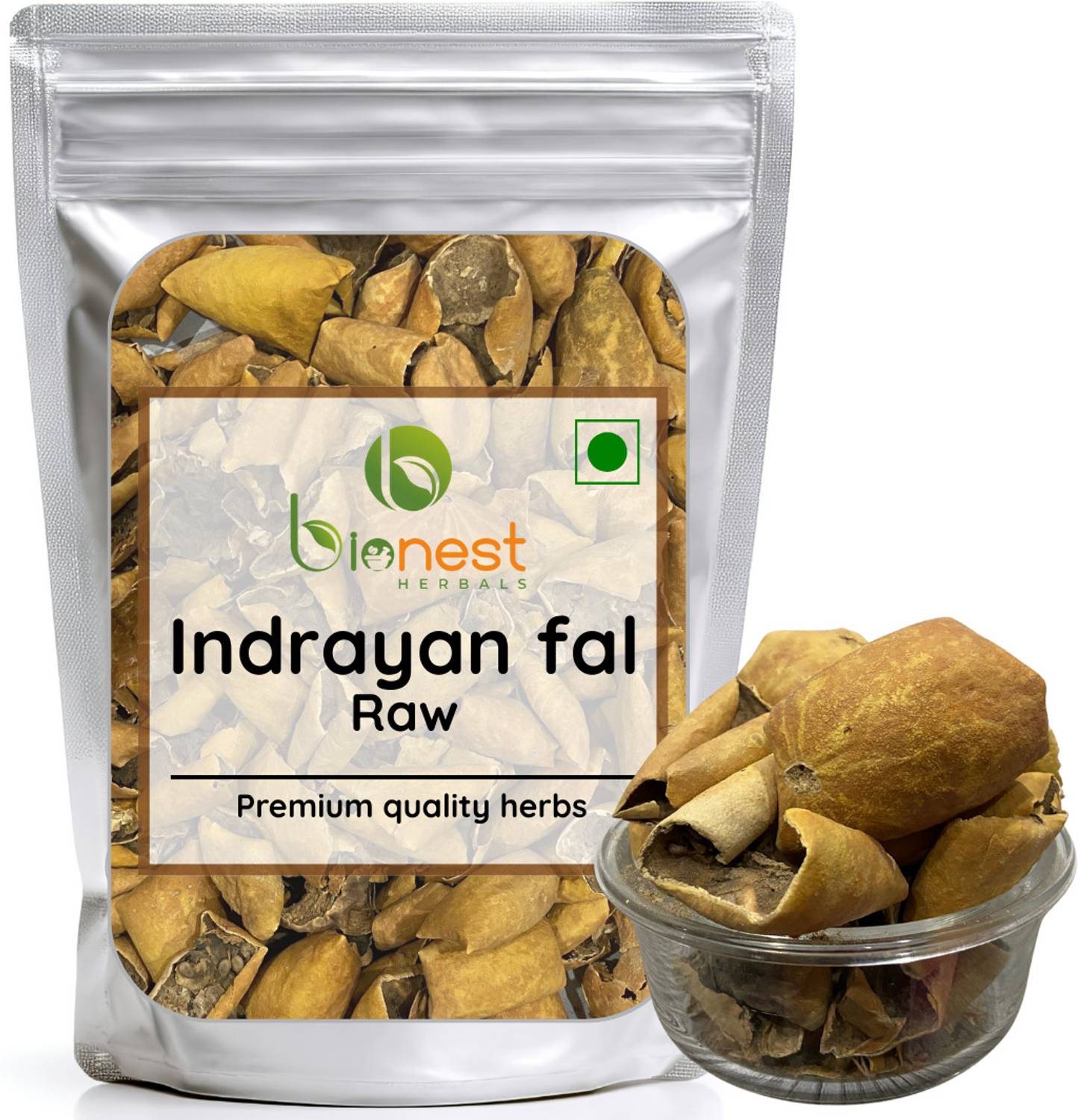 Bionest Herbals Indrayan Fal (Raw) - 375 g- Kodtumba / Tumba / Gudumba | Constipation relief