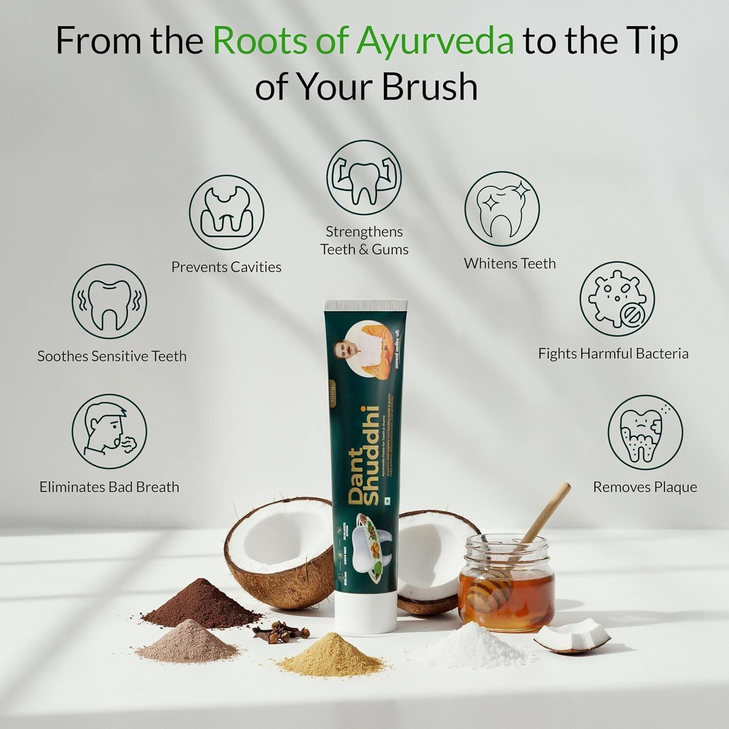 Image of Jeena Sikho Dant Shuddhi Toothpaste | Ayurvedic oral care for teeth & gums