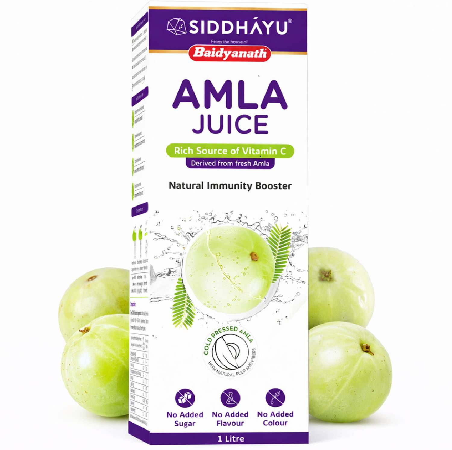 Baidyanath Amla Juice|For Hair Growth, Skin & Vitamin C - 1 Ltr