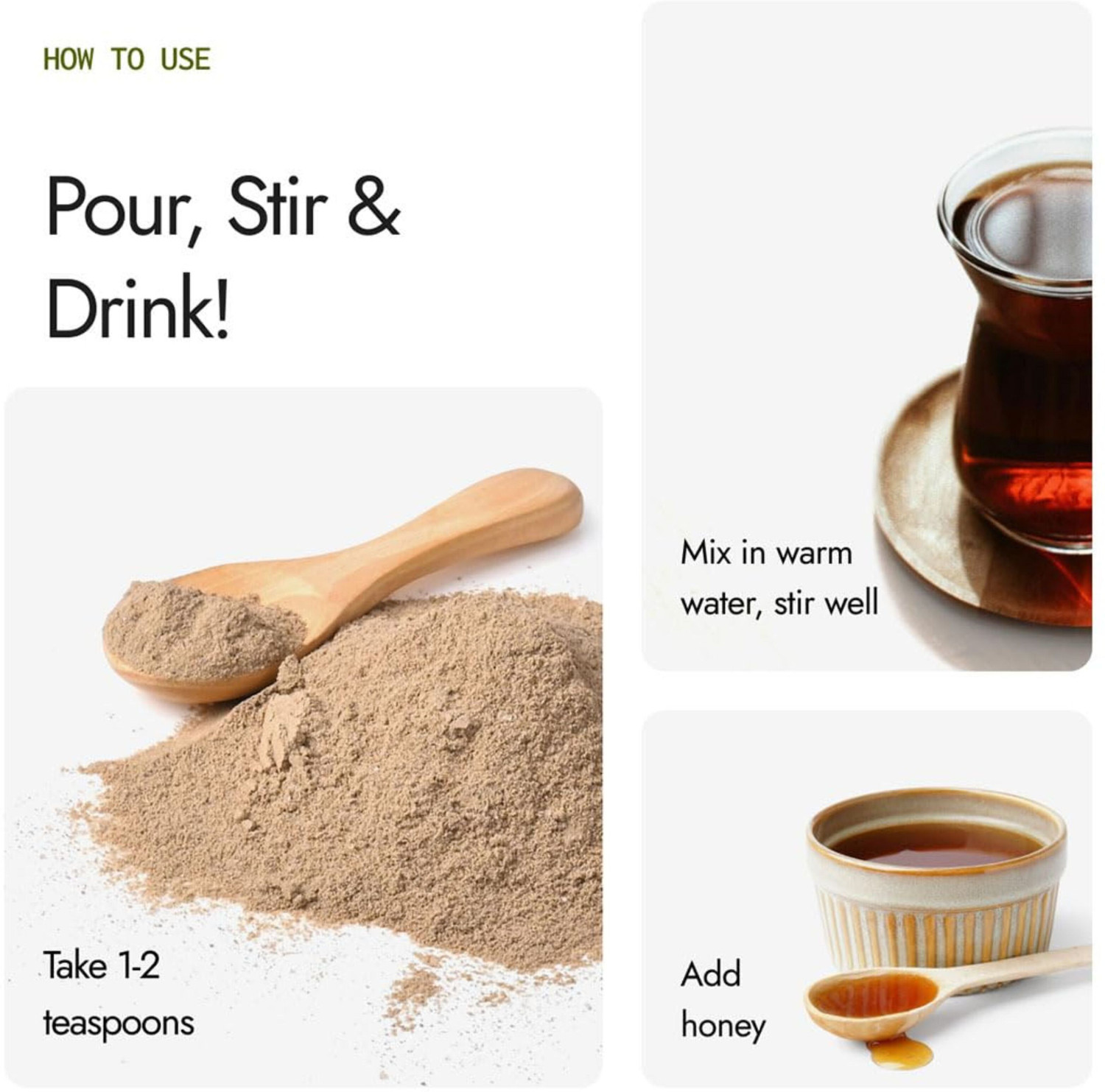 Image of KAYABOOST Organic Triphala Powder - Supports Immune System, Colon & Digestion,