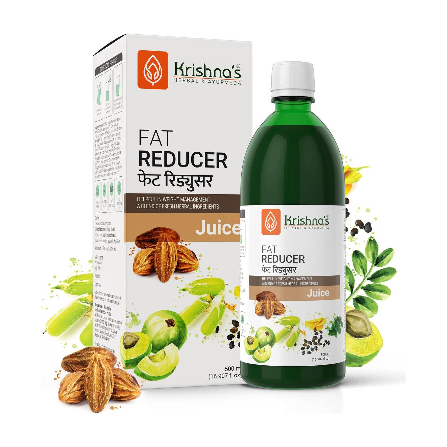 Krishna's Herbal & Ayurveda Fat Reducer Juice