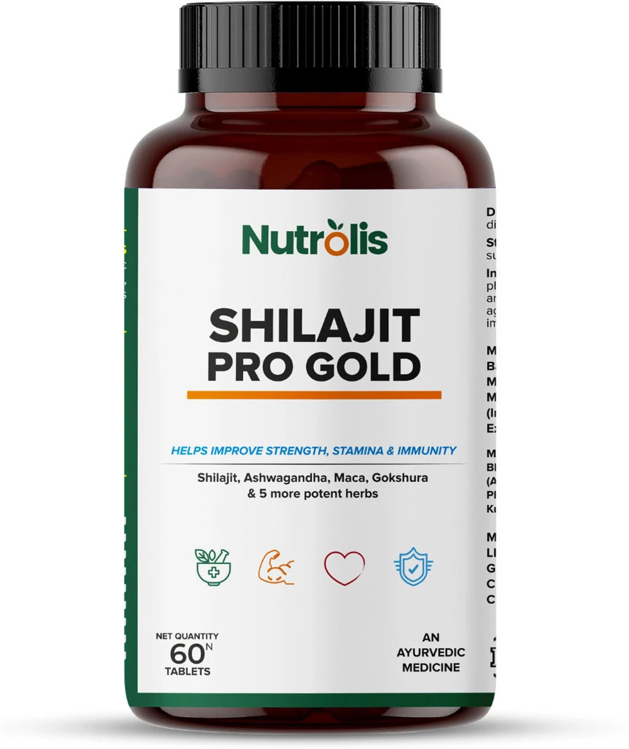 Image of Nutrolis Himalayan Shilajit Pro Gold | 24 Carat Gold | Strength, Stamina & Recovery