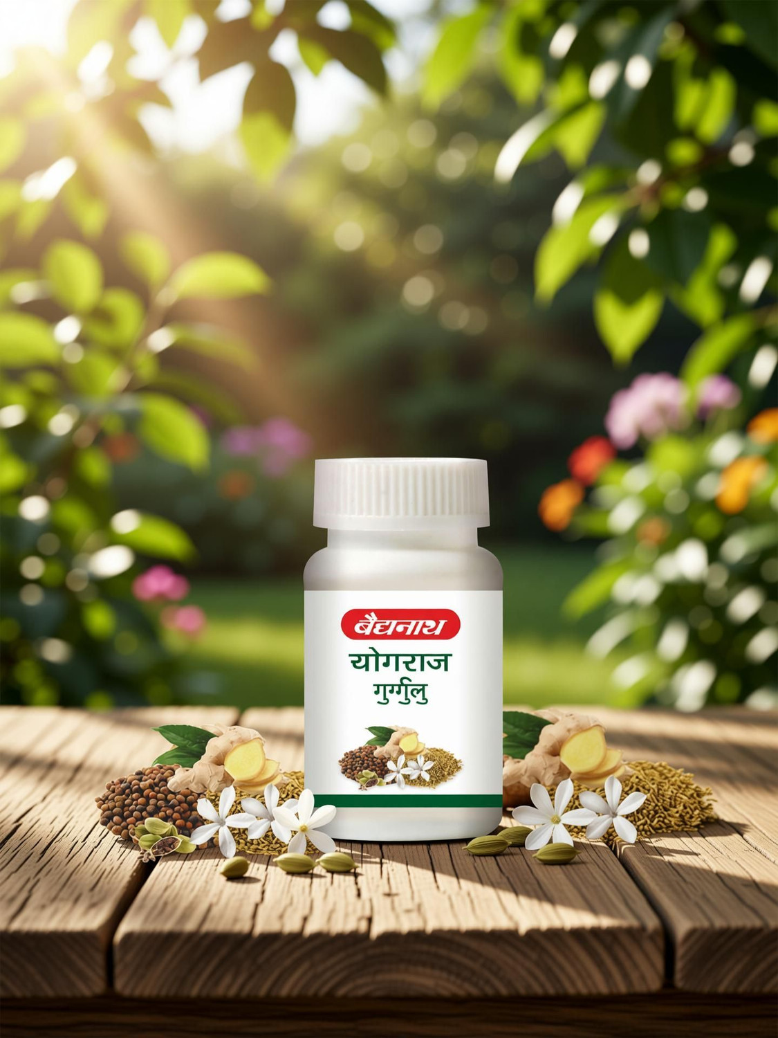 Image of Baidyanath Yograj Guggulu, Alleviates Pain, Reduces Joint stiffness, Lowers Joint Inflammation | Improves Appetite and Digestion, Pacifies VATA and KAFA Dosha |