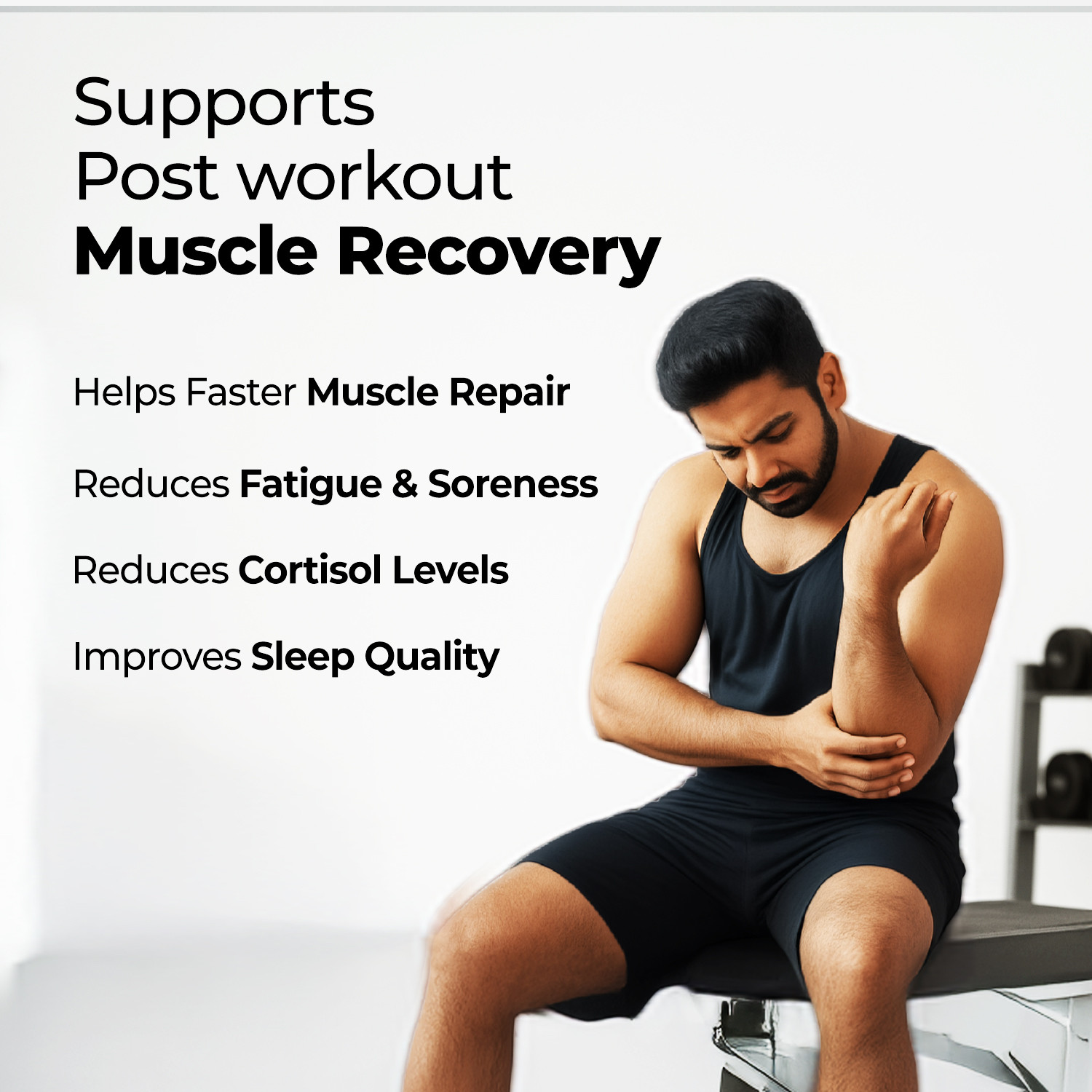 Image of ZANDU Ashwagandha Gold PlusIReduces Stress & Cortisol, Improves Sleep &Muscle Recovery