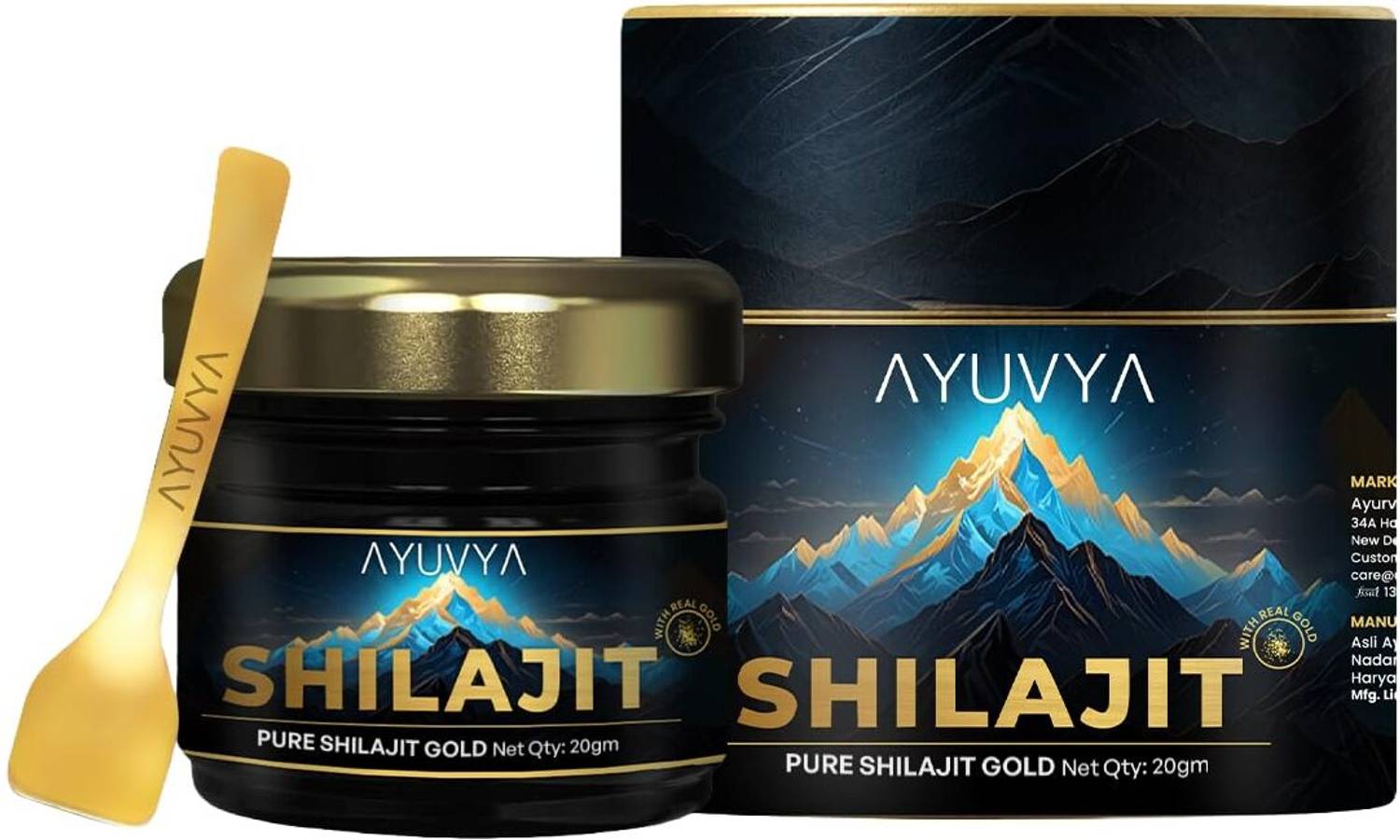 Ayuvya Shilajit Gold Pure Shilajit Resin - Image 1