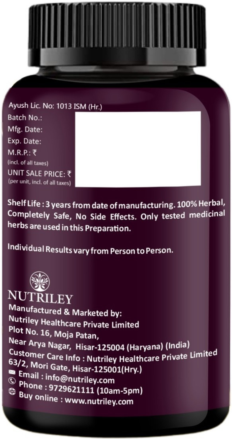 Image of NUTRILEY Liver Detox Ayurvedic Tablets | With Milk Thistle Extract | For Women & Men