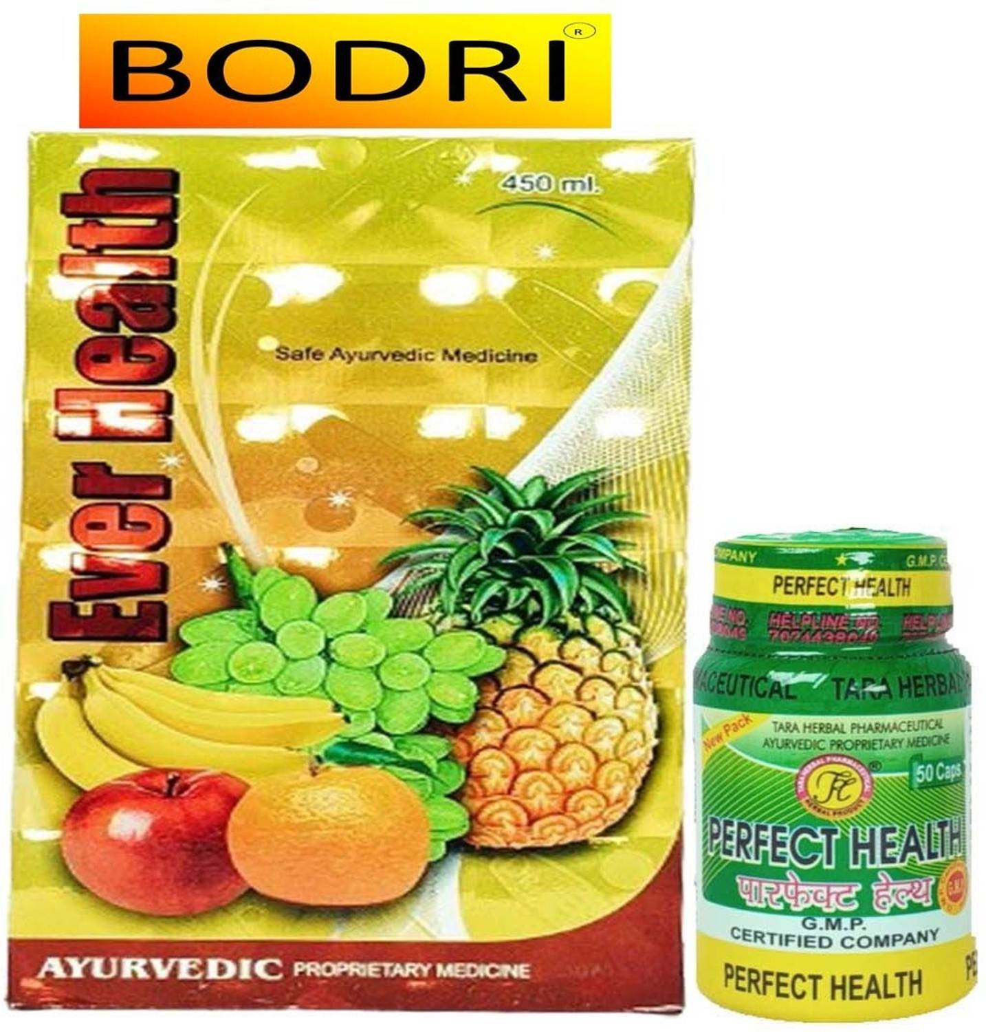 BODRI EVER HEALTH TONIC & PERFECT HEALTH CAPSULE FOR WEIGHT GAIN WELLNES