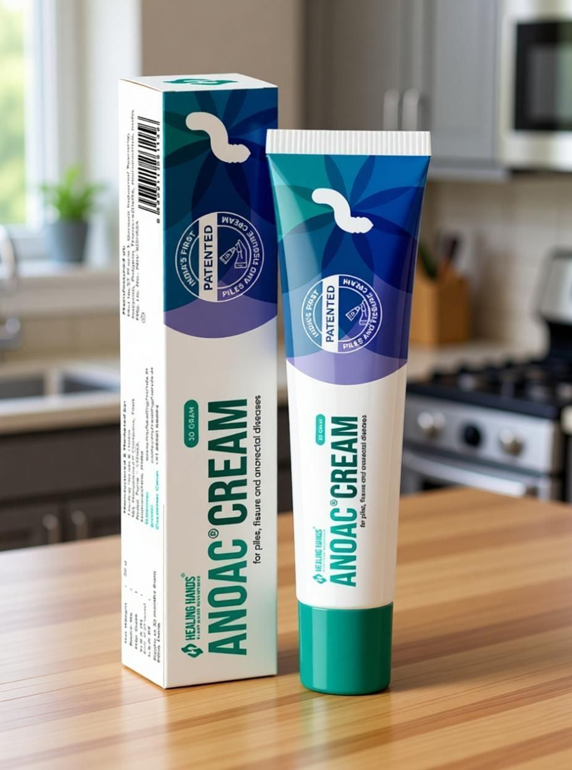 Image of Healing Hands Anoac Cream Patented Ayurvedic Piles Cream| Clinically Proven Fissure Cream