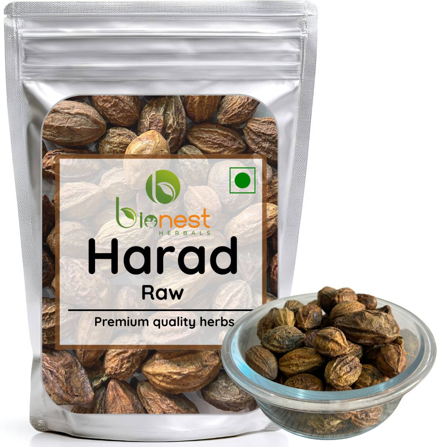 Bionest Herbals Harad Sabut (Raw) -100 g- Harar / Haritaki | For Digestion, Detox, Triphala, Gut