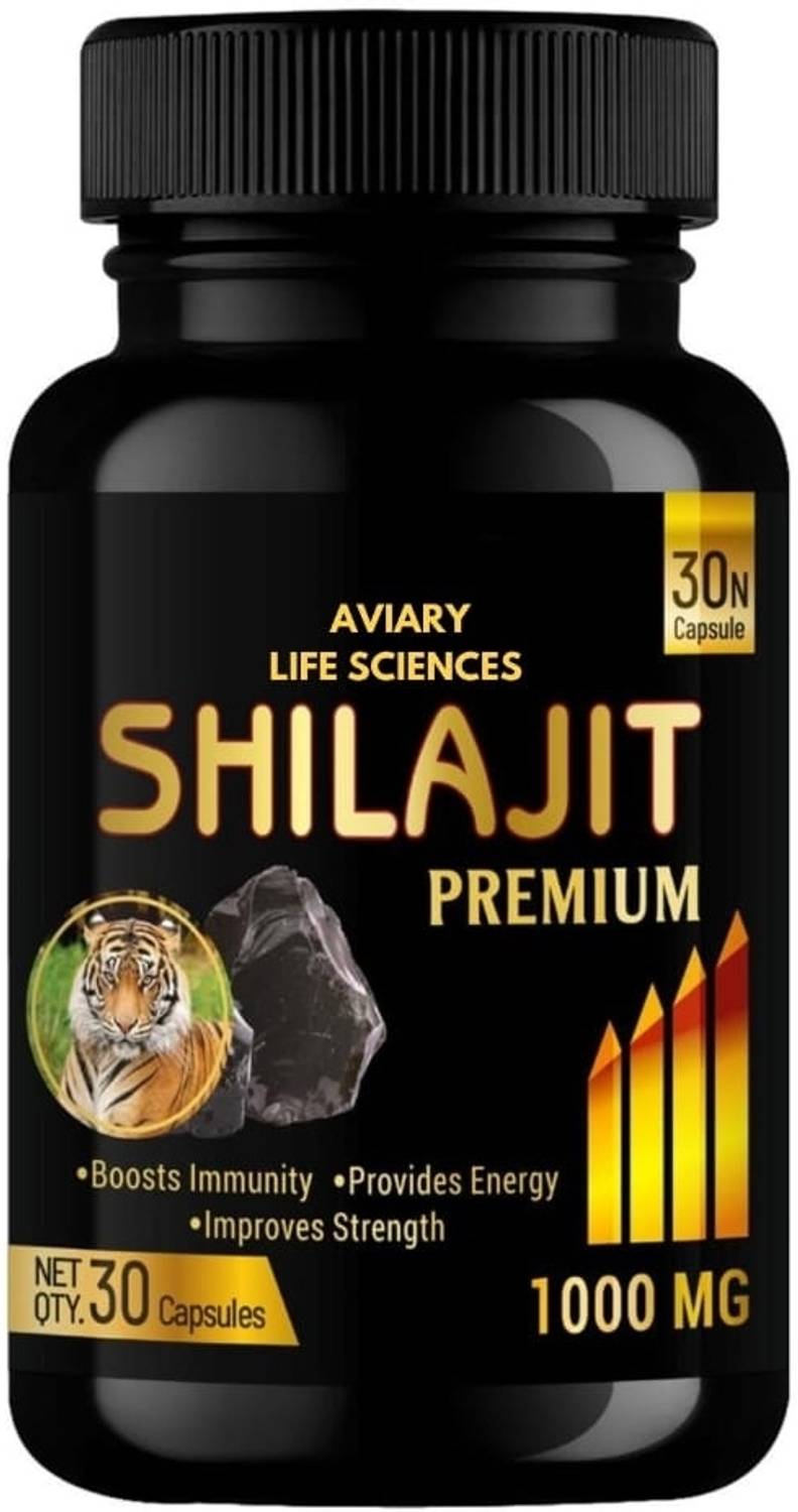 AVIARY LIFE SCIENCES Shilajit gold ayurvedic capsule for stamina and strength