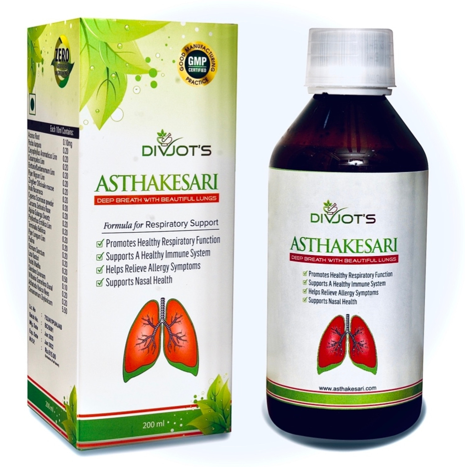 Image of Asthakesari Asthma Allergy Syrup