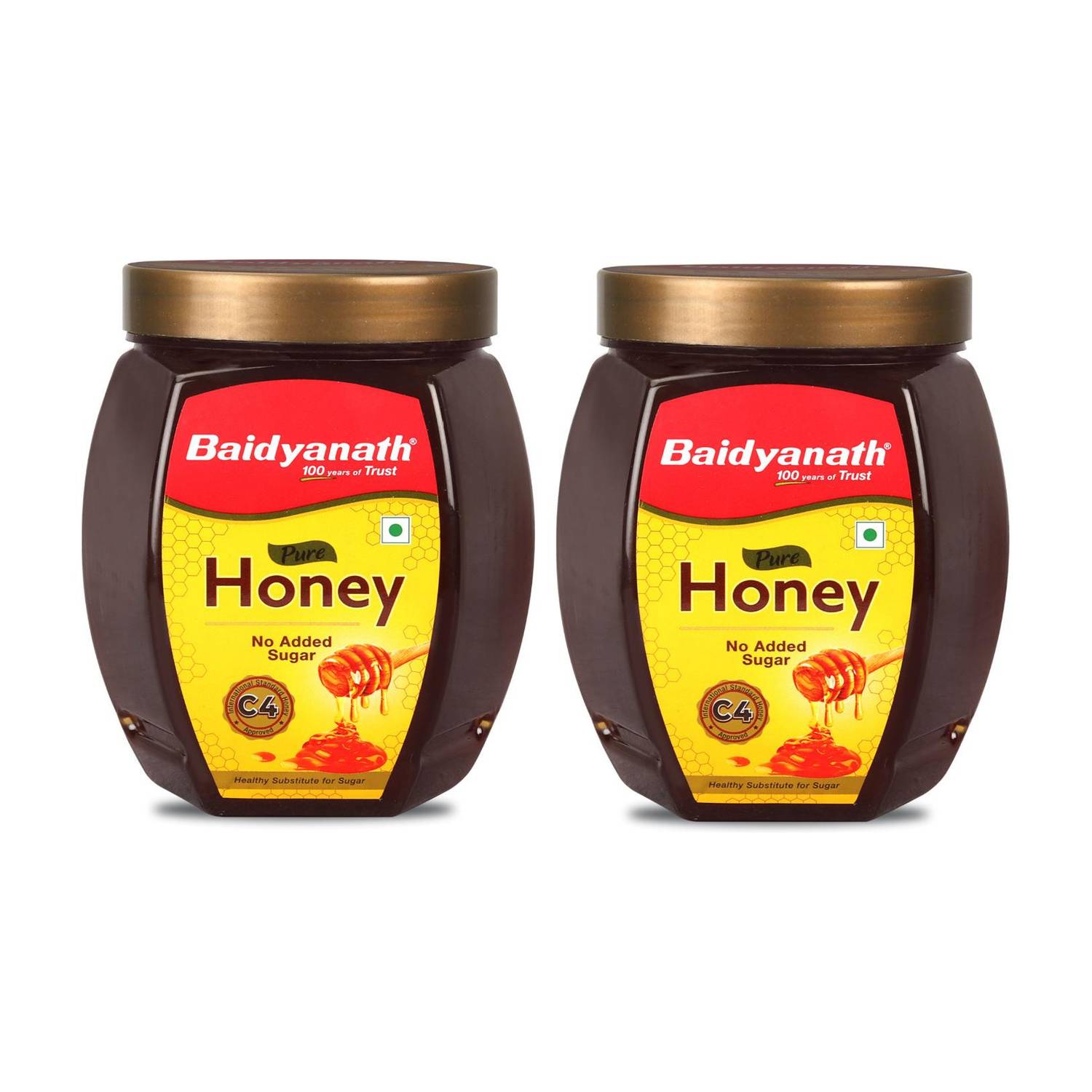Baidyanath C4 Approved, Pure Honey | Wholesome Health Naturally-250G ( Pack of 2)