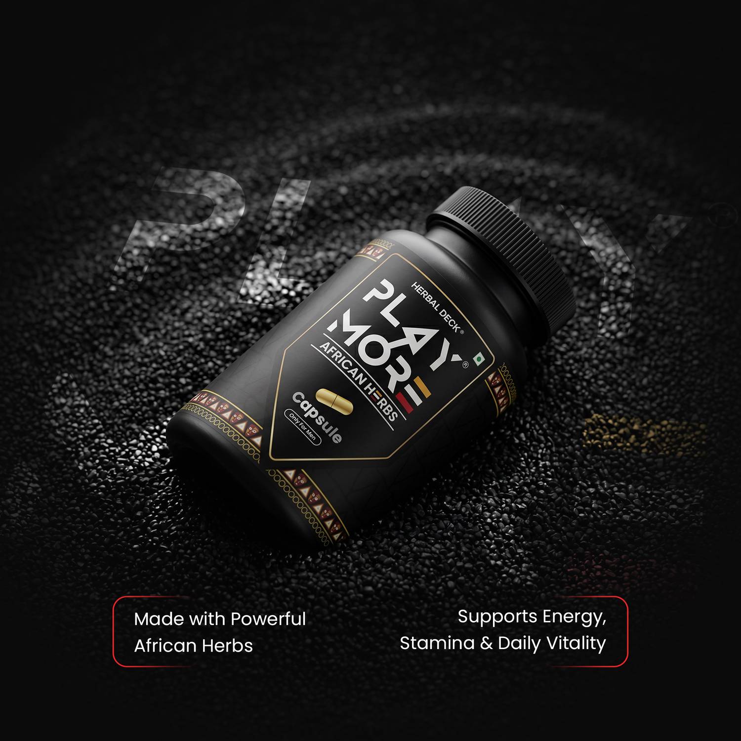 Herbal Deck Playmor African Herbs Men Capsule - Image 3