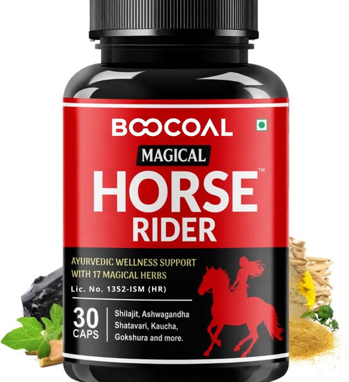BOOCOAL Magical Horse Rider Men’s Wellness Capsules x455 - Image 1