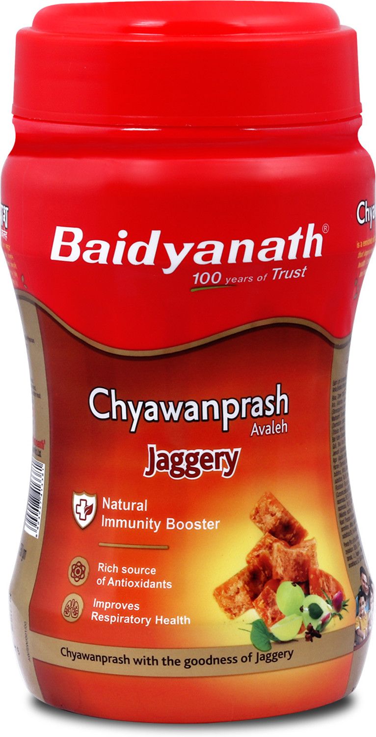 Image of Baidyanath Jaggery Chyawanprash 750gm Goodness of Amla and Gur (Jaggery) | No Refined Sugar (750 g)