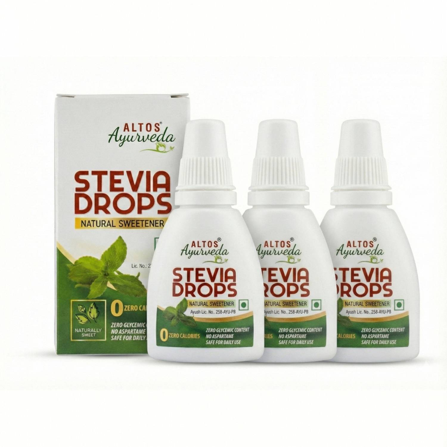 ALTOS Ayurveda Stevia Srops | Natural Sweetener | Sugarfree | Pure Stevia Extract