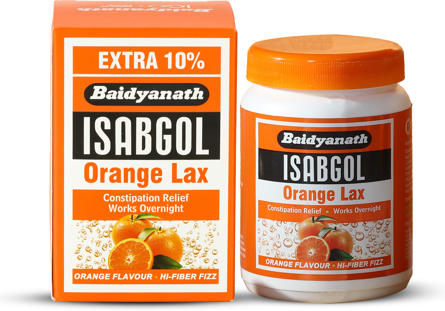 Image of Baidyanath Isabgol Orange Lax | Psyllium Husk Powder | Constipation