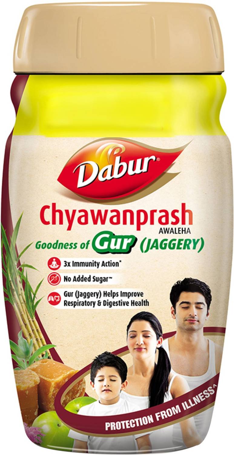 Dabur Chyawanprash with the goodness of Gur (Jaggery) 3X Immunity Action Rs. 265 - Flipkart