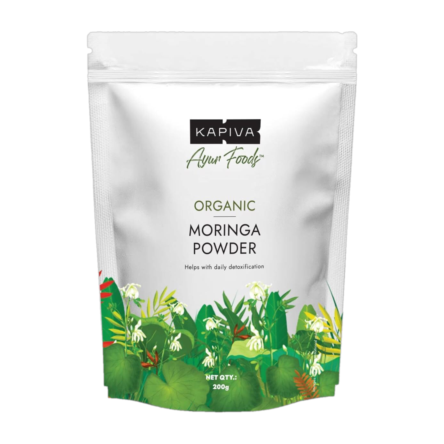 Image of Kapiva Ayur Foods Organic Moringa Powder 200G