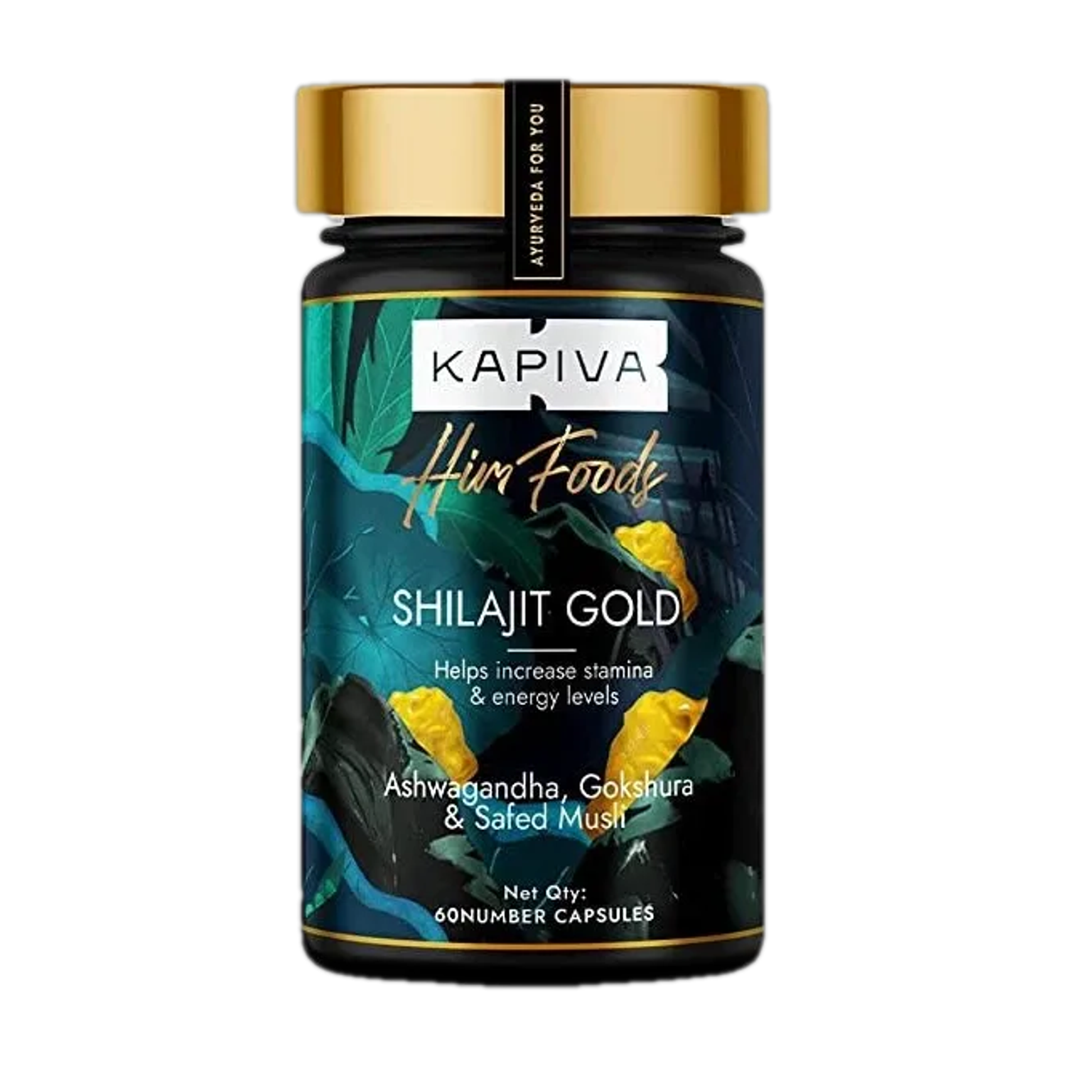 Kapiva Shilajit Gold 24 Carat Boosts Stamina 100% Ayurvedic
