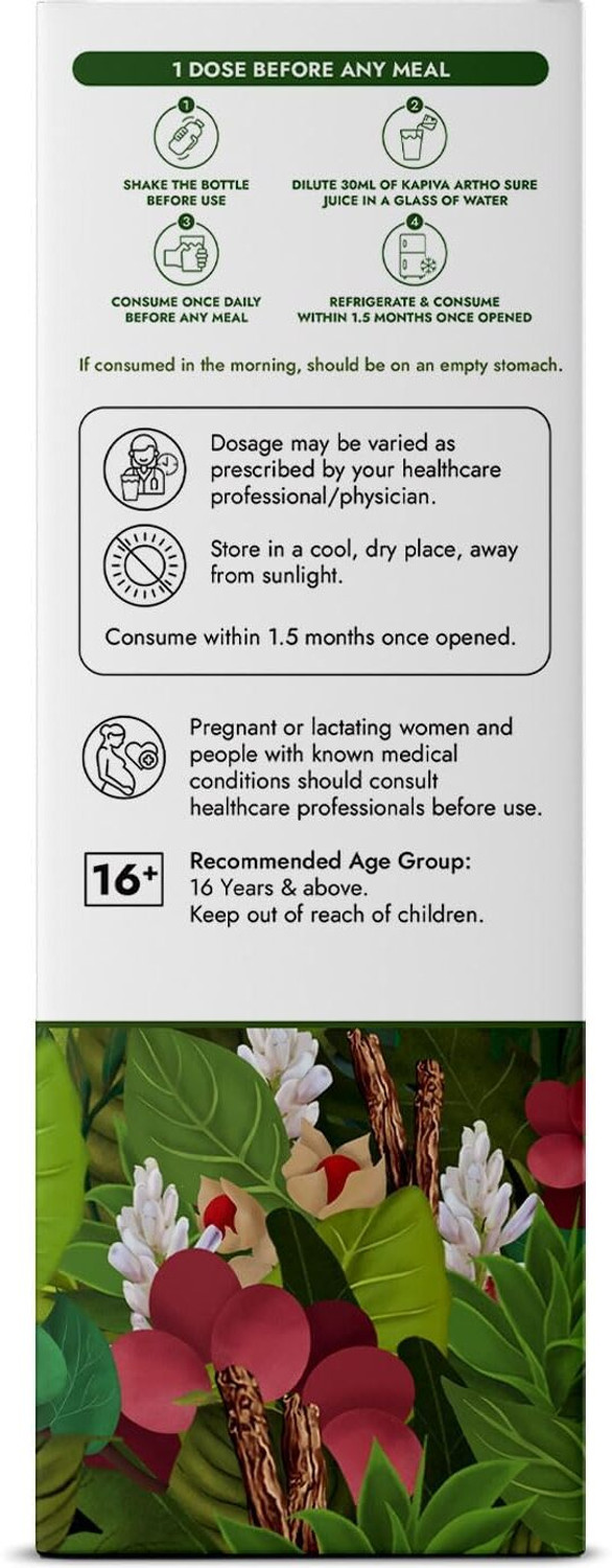 Image of Kapiva Artho Sure Juice | Ayurvedic Joint Pain Relief for Arthritis & Knee Pain